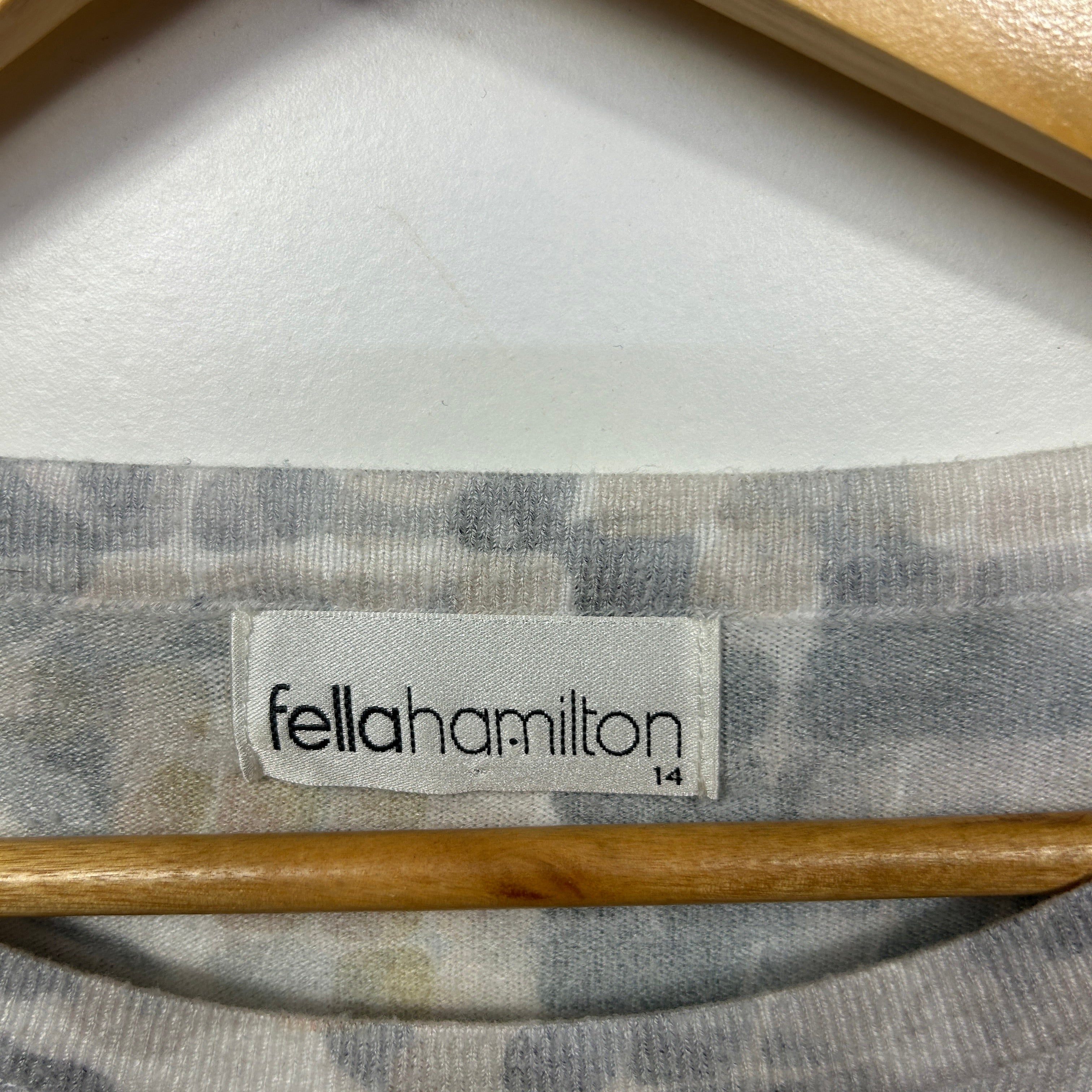 Fella Hamilton Grey Long Sleeve Top - Size 14 - Image 2