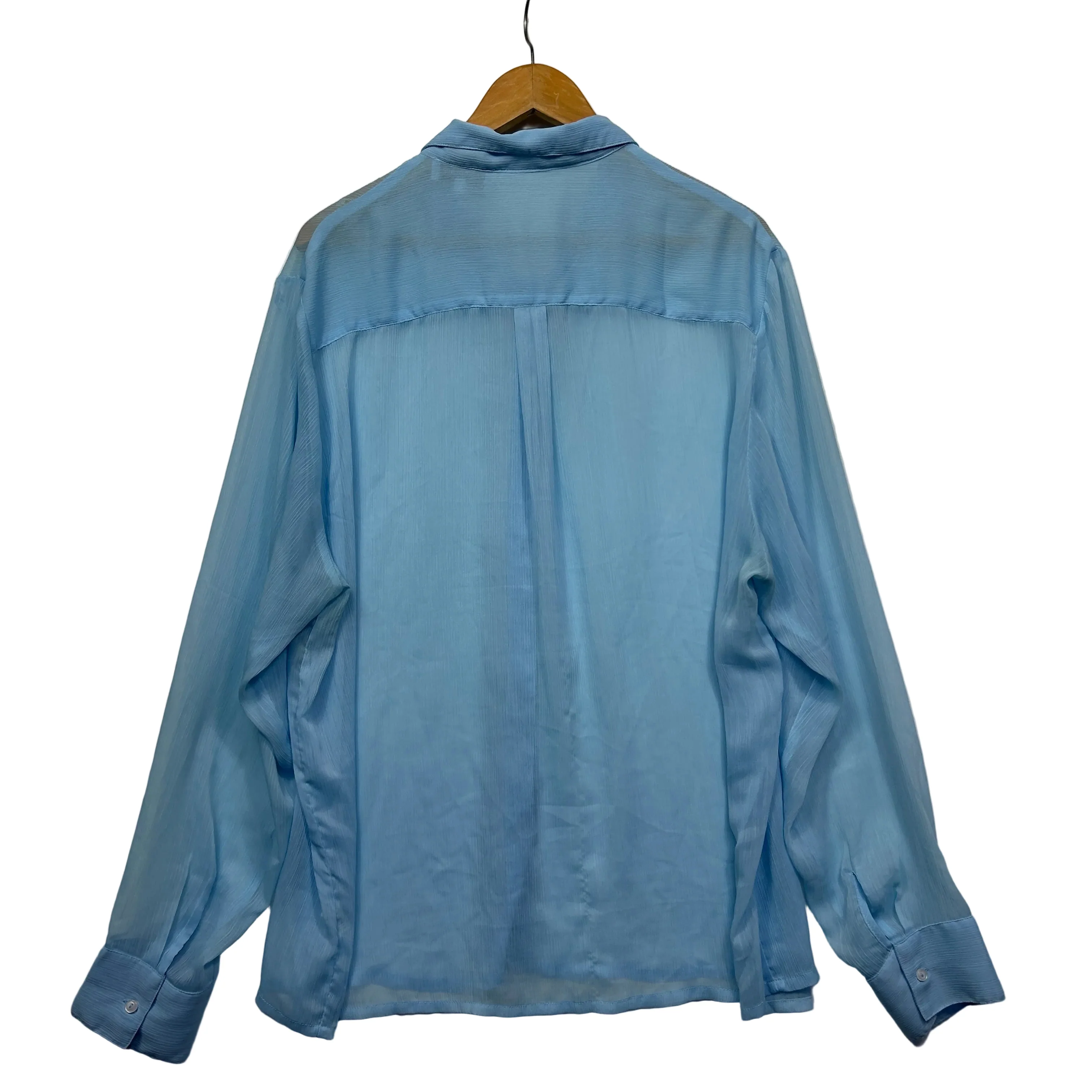 First Colours Light Blue Sheer Shirt - Size 16 - Image 2