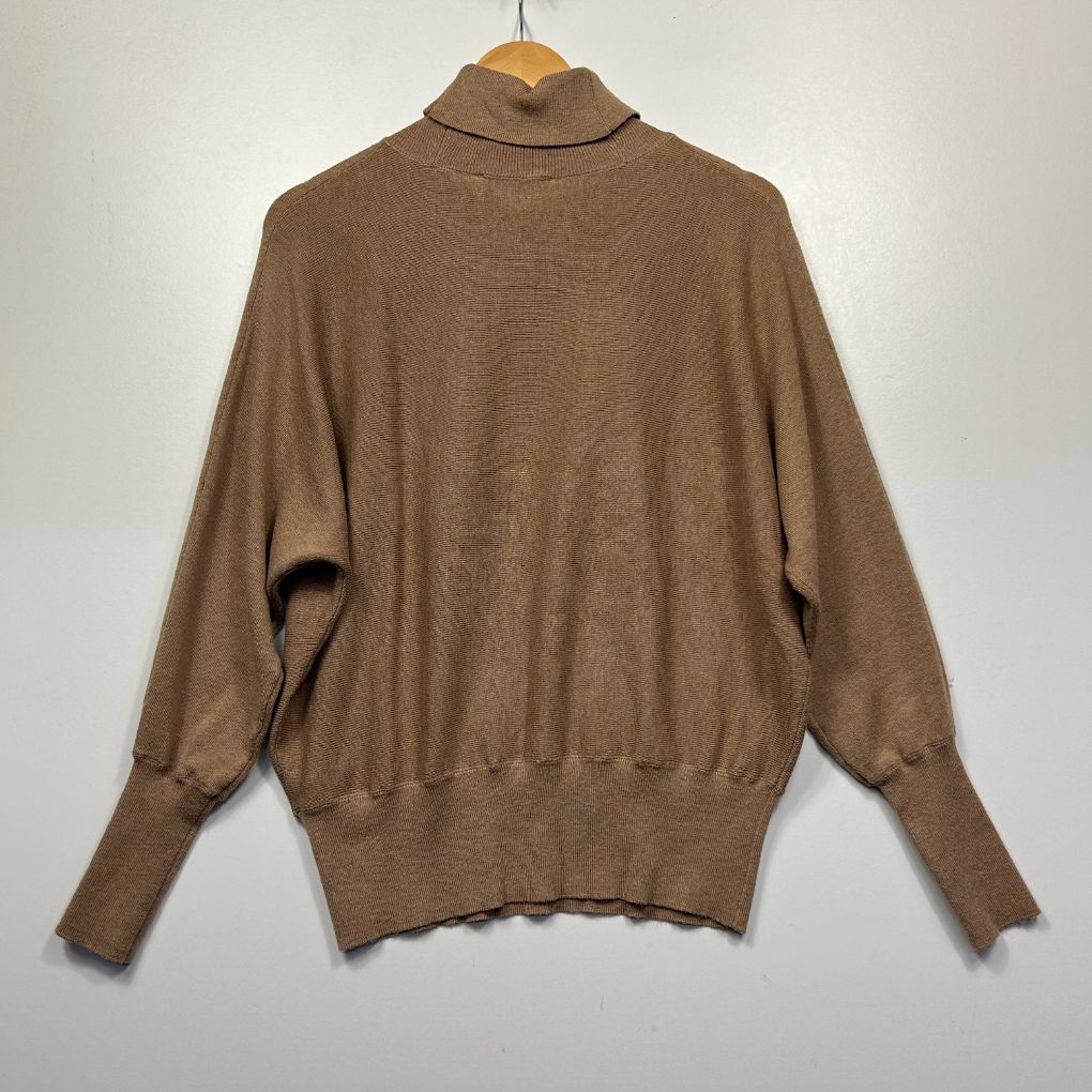 Forever New Wool Blend Camel Jumper - Size L - Image 3