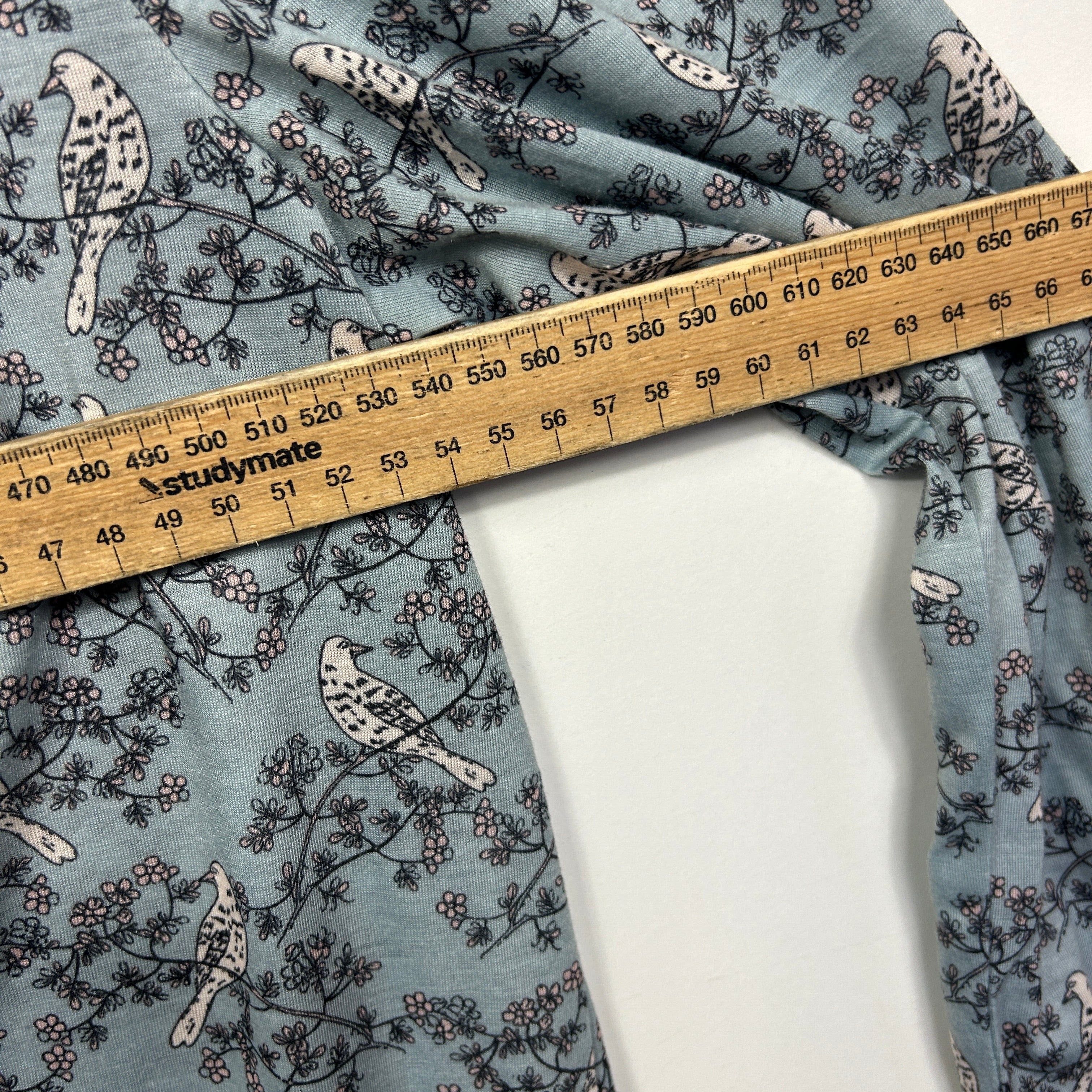 H&M Bird Print Top - Size L - Image 6
