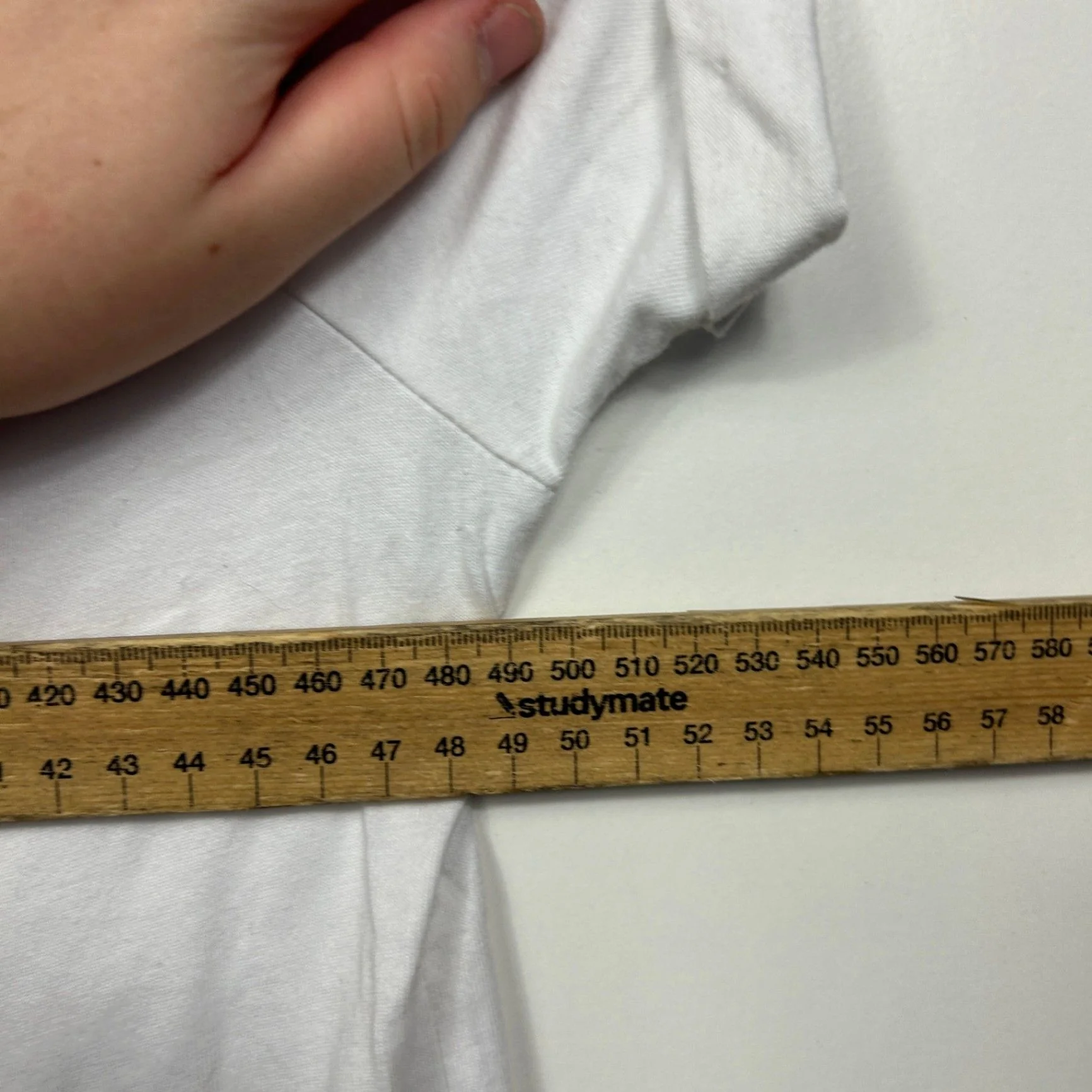 I love Earth White Short Sleeve Crew Neck Basic Tee T-shirt Size 14 - Image 6