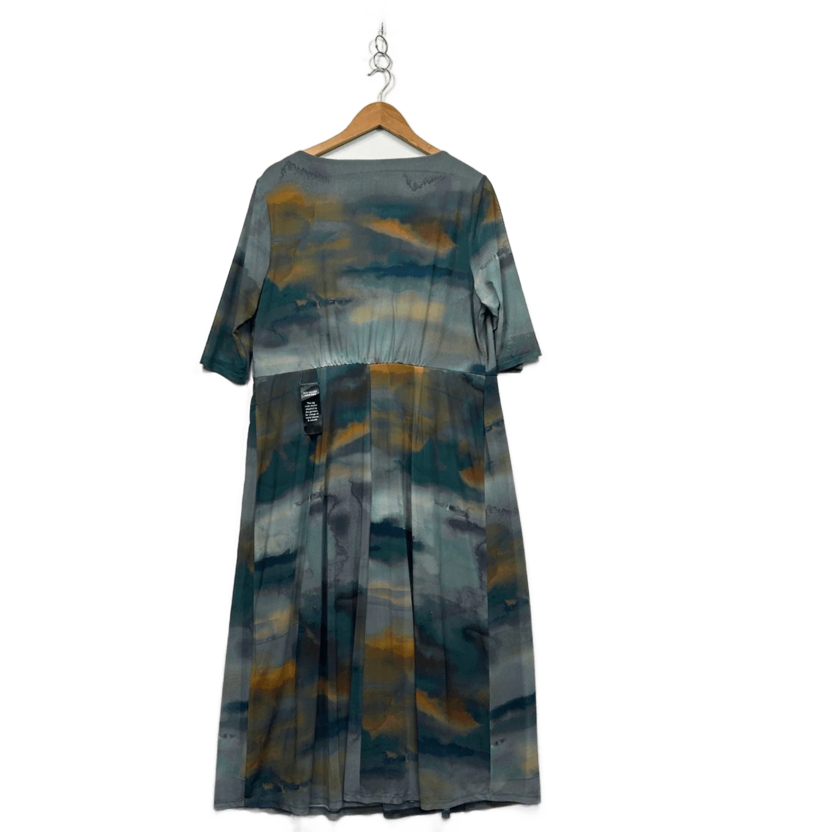 Jacqui E Curve Short Sleeve Multicoloured Shift Dress Size 16 Plus - Image 2