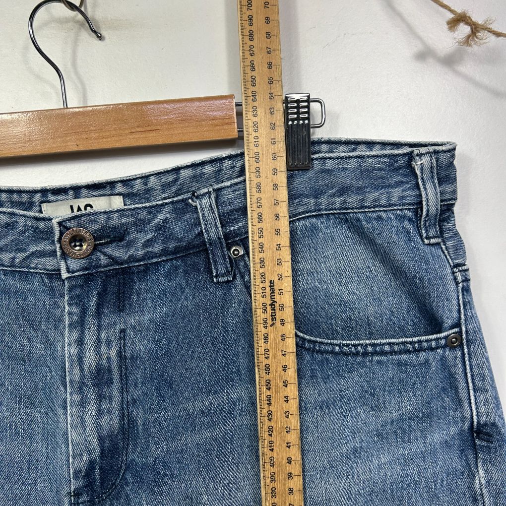 Jag Mens Blue Denim Cotton Shorts - Size 40/2XL - Image 4