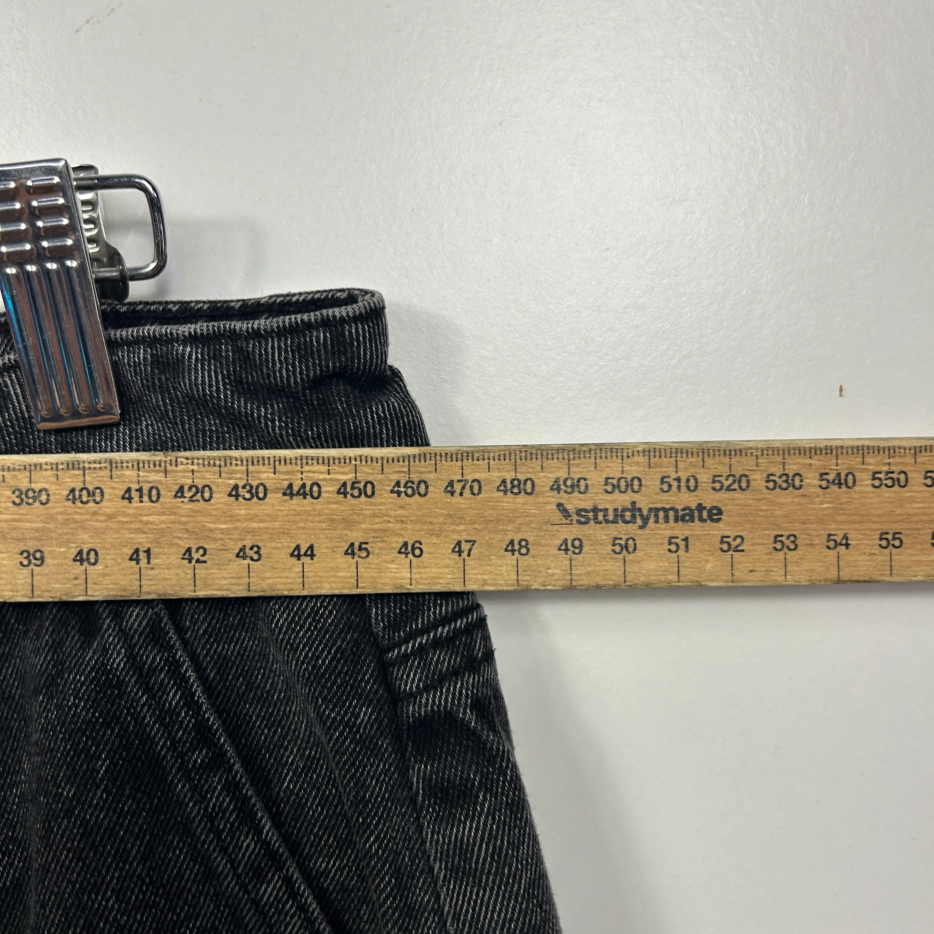 Jay Jays Black Cargo Jeans - Size 16 - Image 3