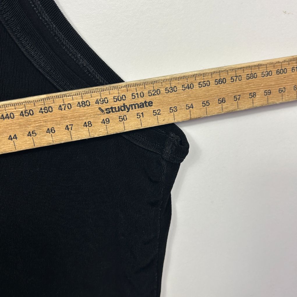 Vintage Liz Davenport Black Sleeveless Top - Size XL - Image 4