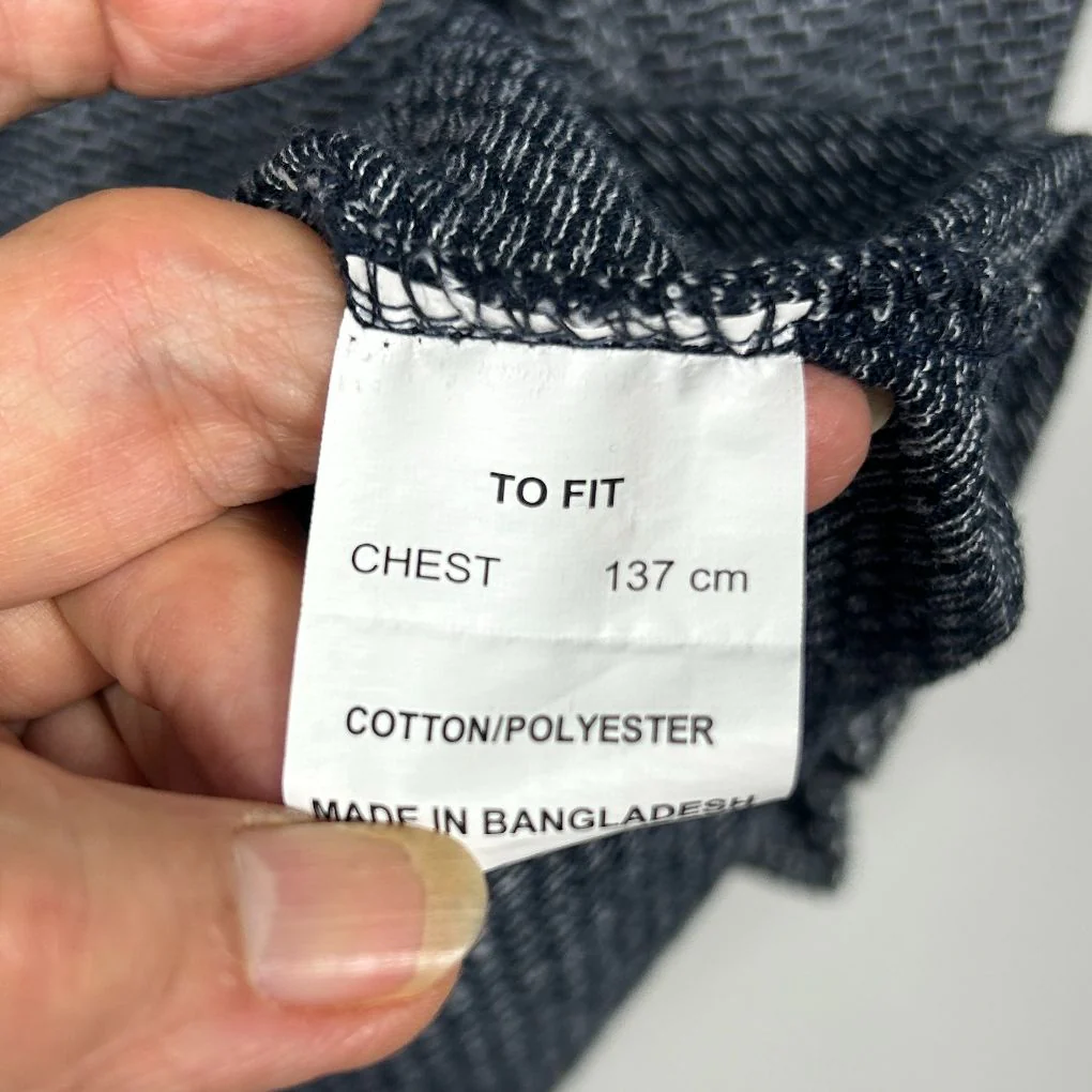 Joe & Co Grey Polo - Size 7XL - Image 5