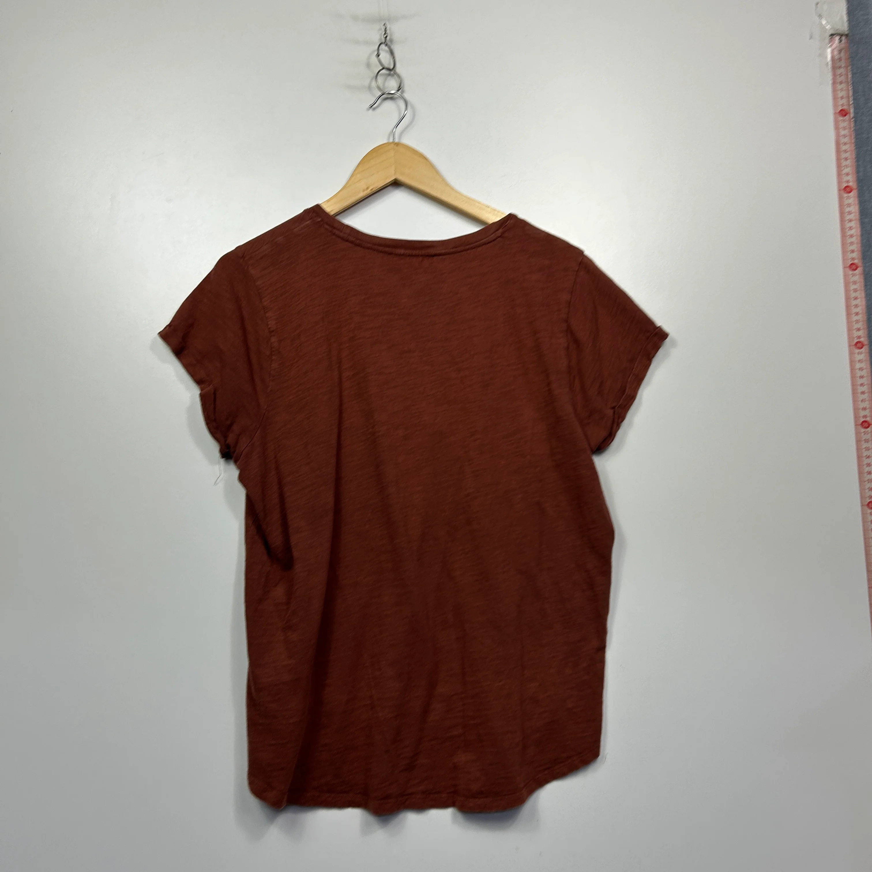 Just Jeans Brown Cotton T-Shirt - Size L - Image 4