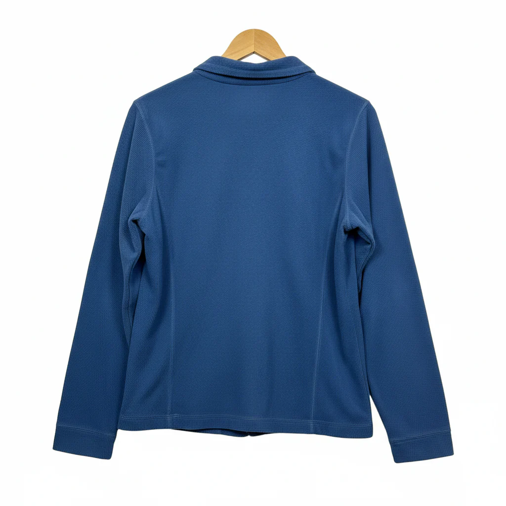 Kathmandu Blue Collared Long Sleeve Top - Size 14 - Image 2