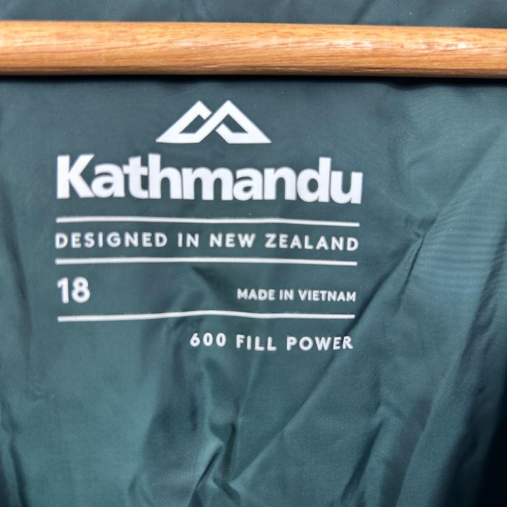 Kathmandu Teal Floral Puffer Vest - Size 18 - Image 2