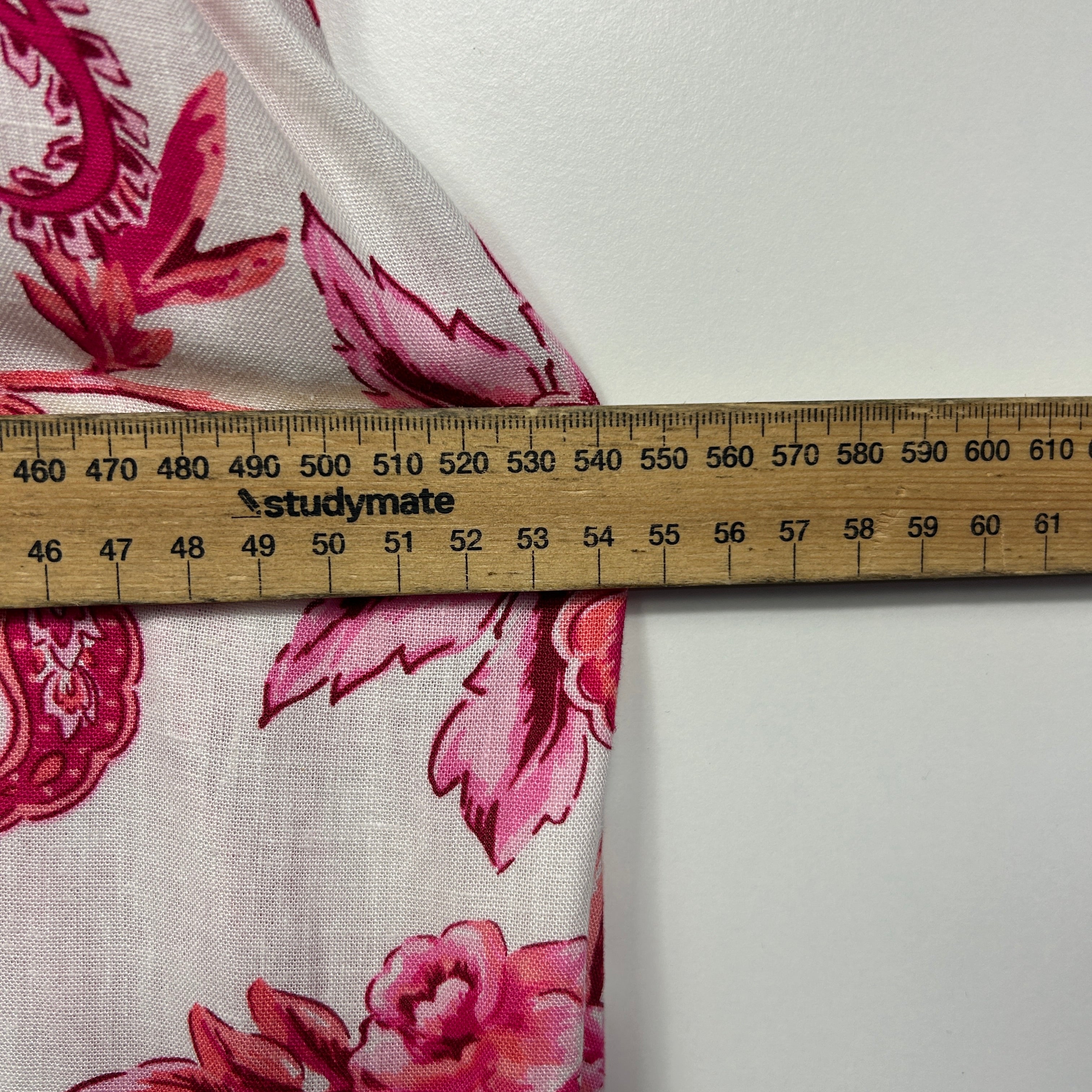 Katies Maxi Dress Size 14 Floral Pink Florals Sleeveless Linen Blend New - Image 9