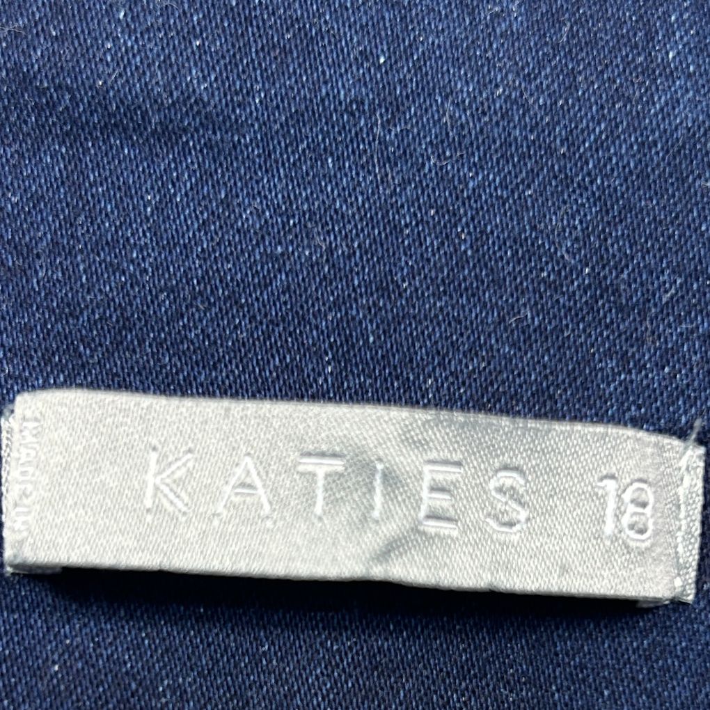 Katies Navy Cotton Jeans - Size 18 - Image 2
