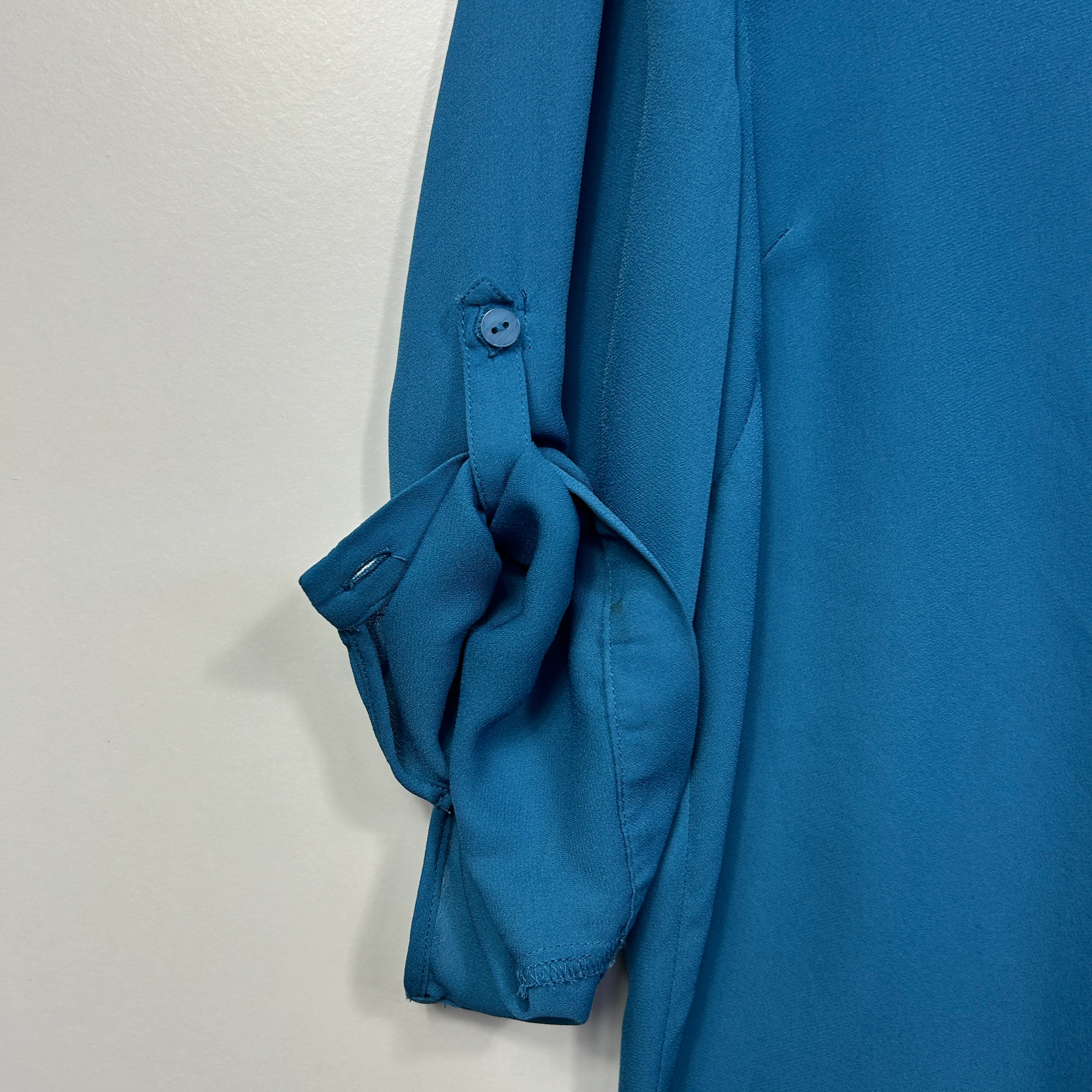 Katies Teal Blue Shirt - Size 14 - Image 4