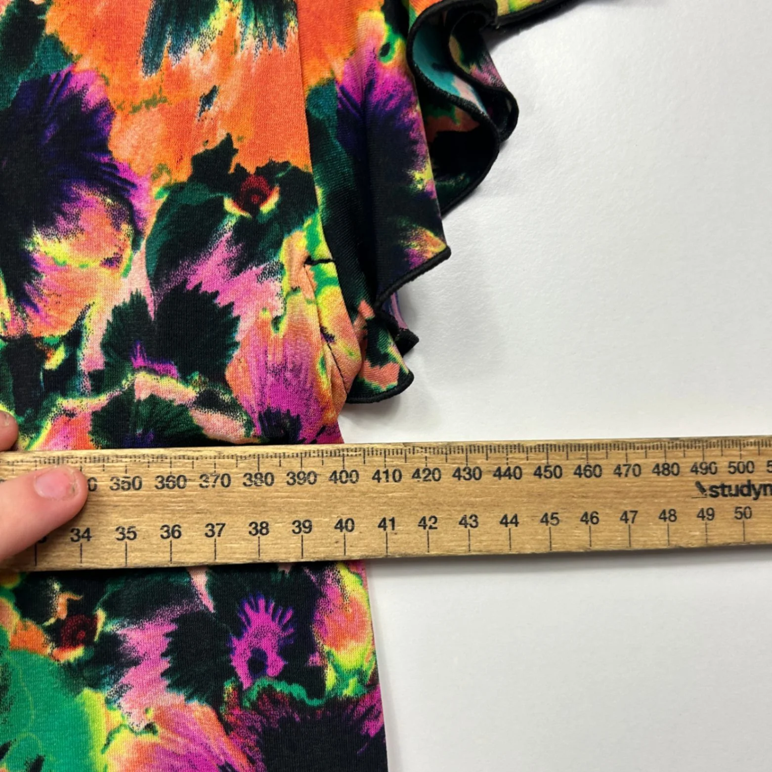 Leona Edmiston Women's Multicoloured Floral Sheath Dress Size 12 - Image 9