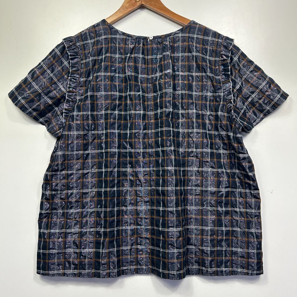 LOFT Navy Cotton Top - Size XXL - Image 2