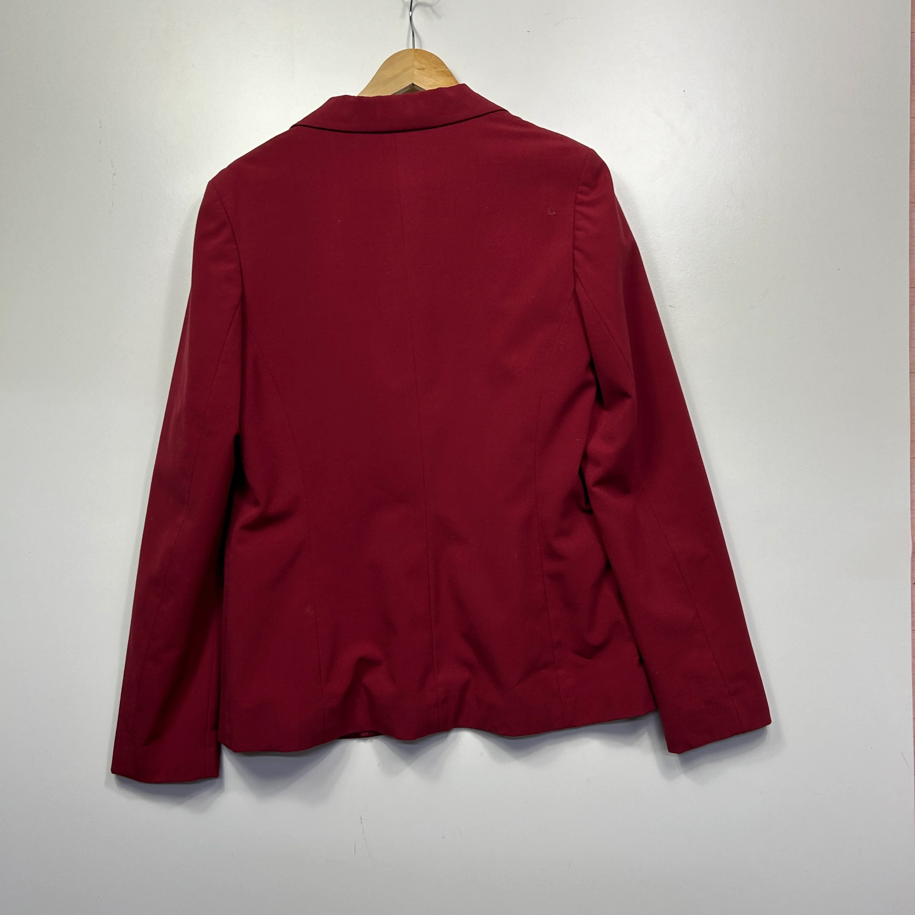 Vintage Long Tall Sally Red Blazer Jacket - Size 14 - Image 2