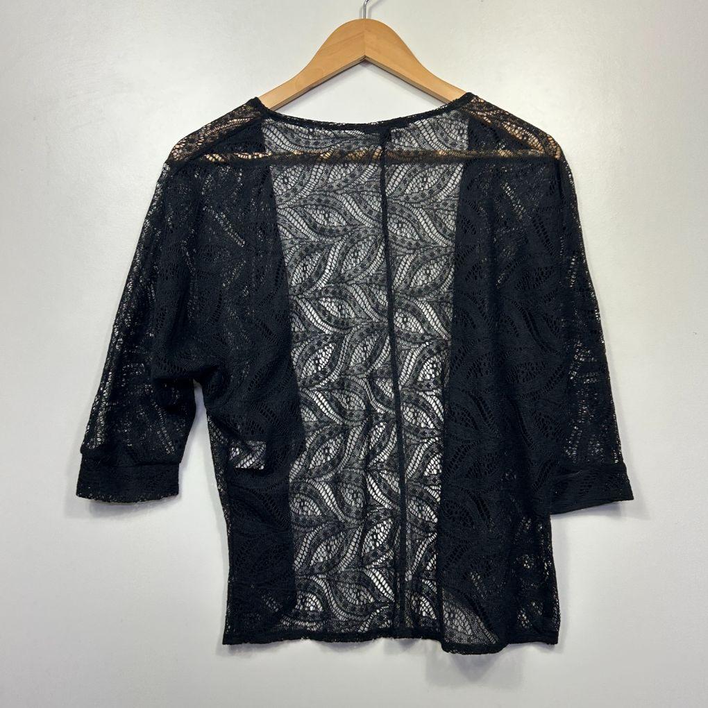 Luca&Marc Black Lace Jacket - Size 14 - Image 4