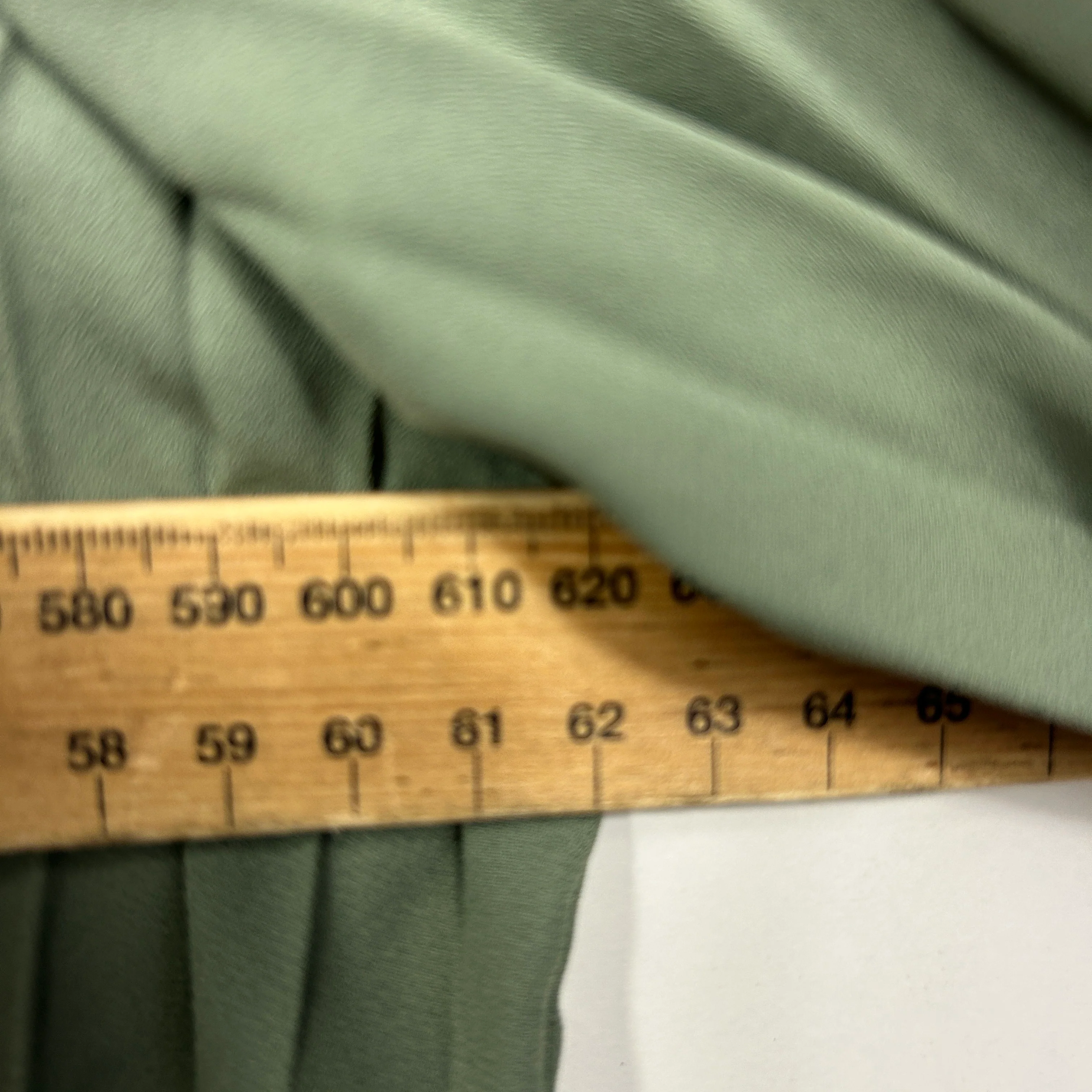 &me Khaki Green Pleated Blouse - Size 14 - Image 6