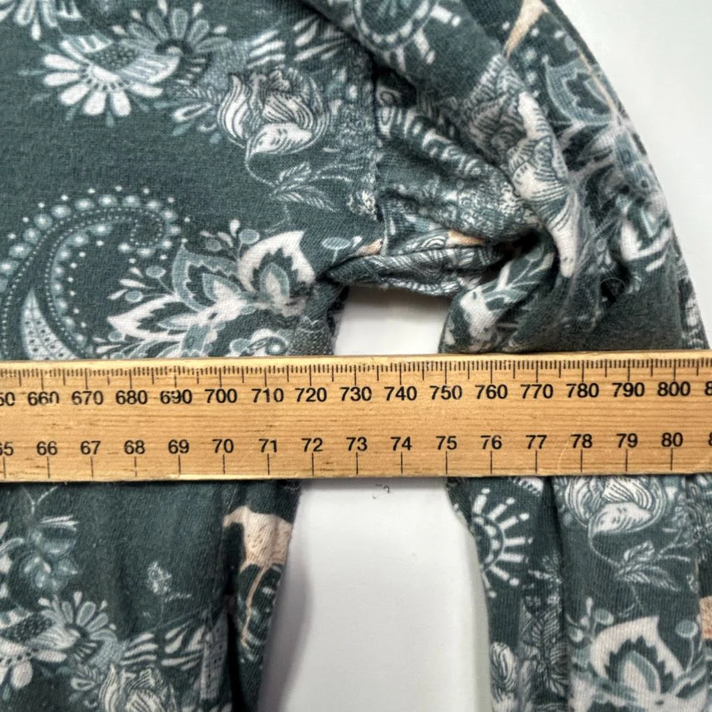 Mia Lucce Teal Paisley Print Top - Size 2XL - Image 5
