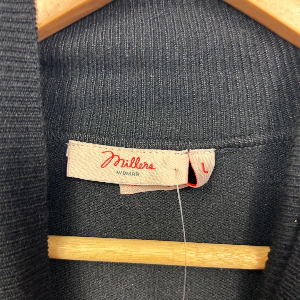 Millers Black Roll Neck Jumper - Size L - Image 3