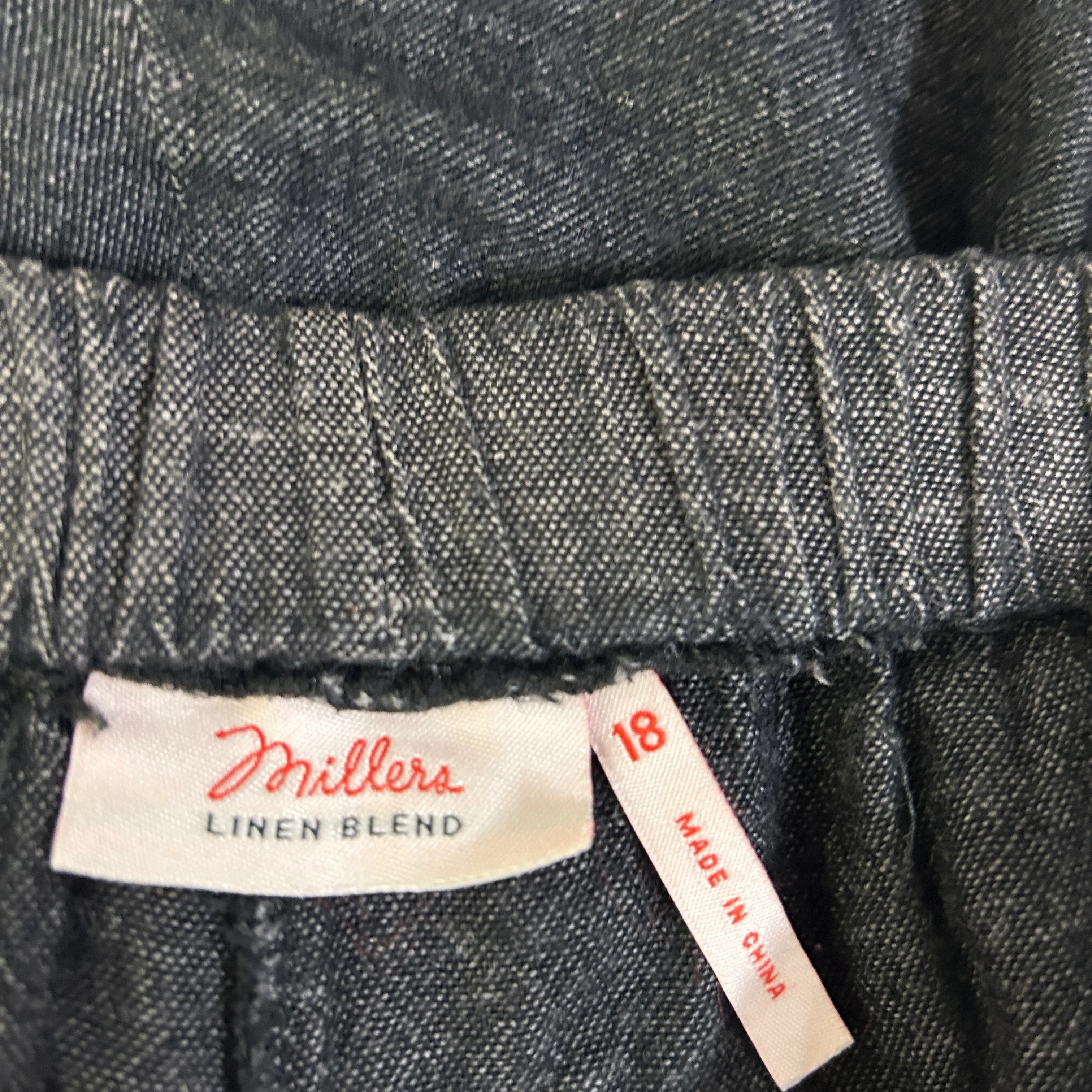 Millers Black Shorts - Size 18 - Image 3