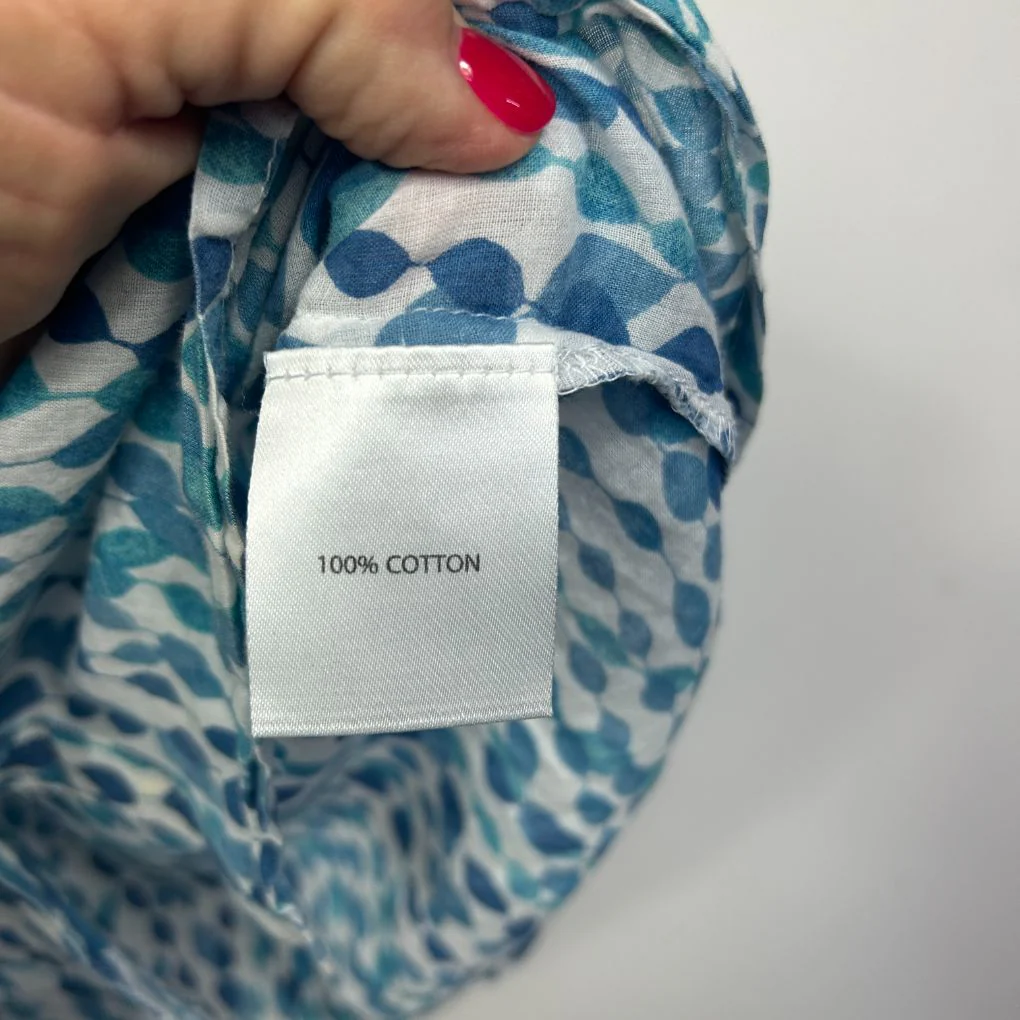 Millers Blue Cotton Shirt - Size 14 - Image 2