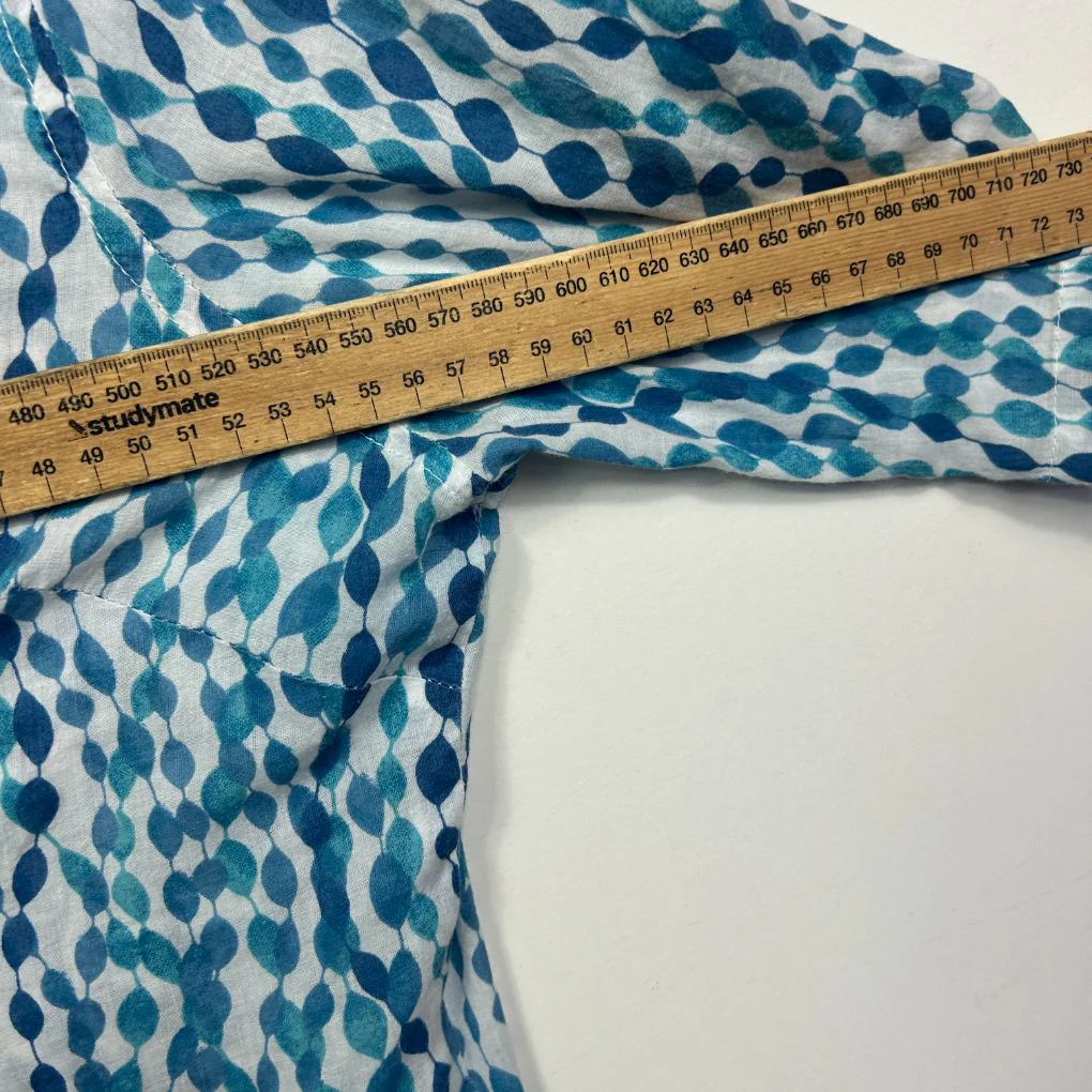 Millers Blue Cotton Shirt - Size 14 - Image 6