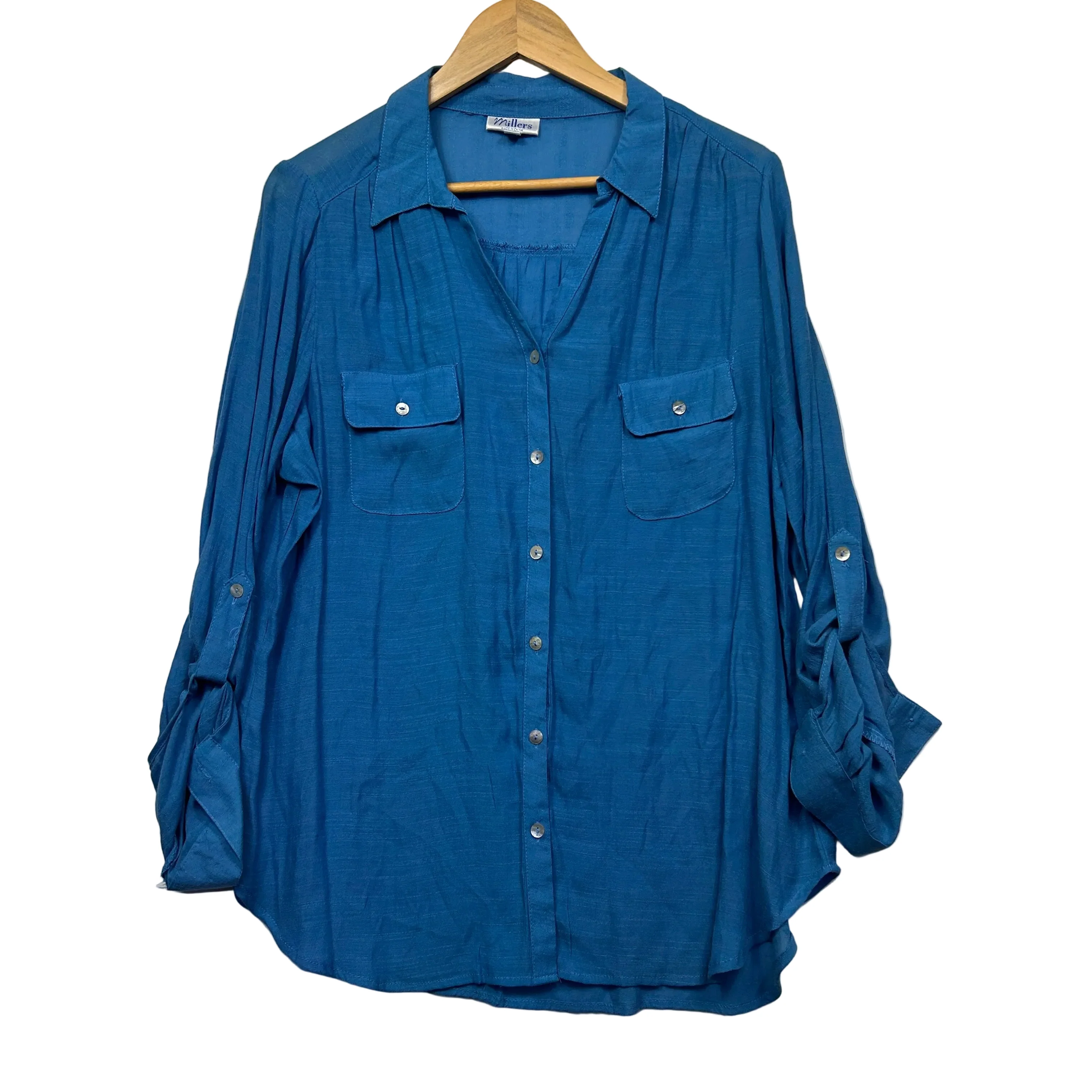 Millers Blue Shirt - Size 16