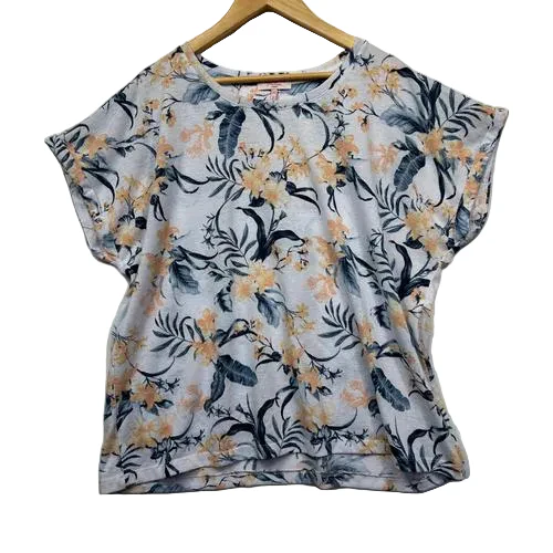 Millers Floral Short Sleeve Top - Size 22