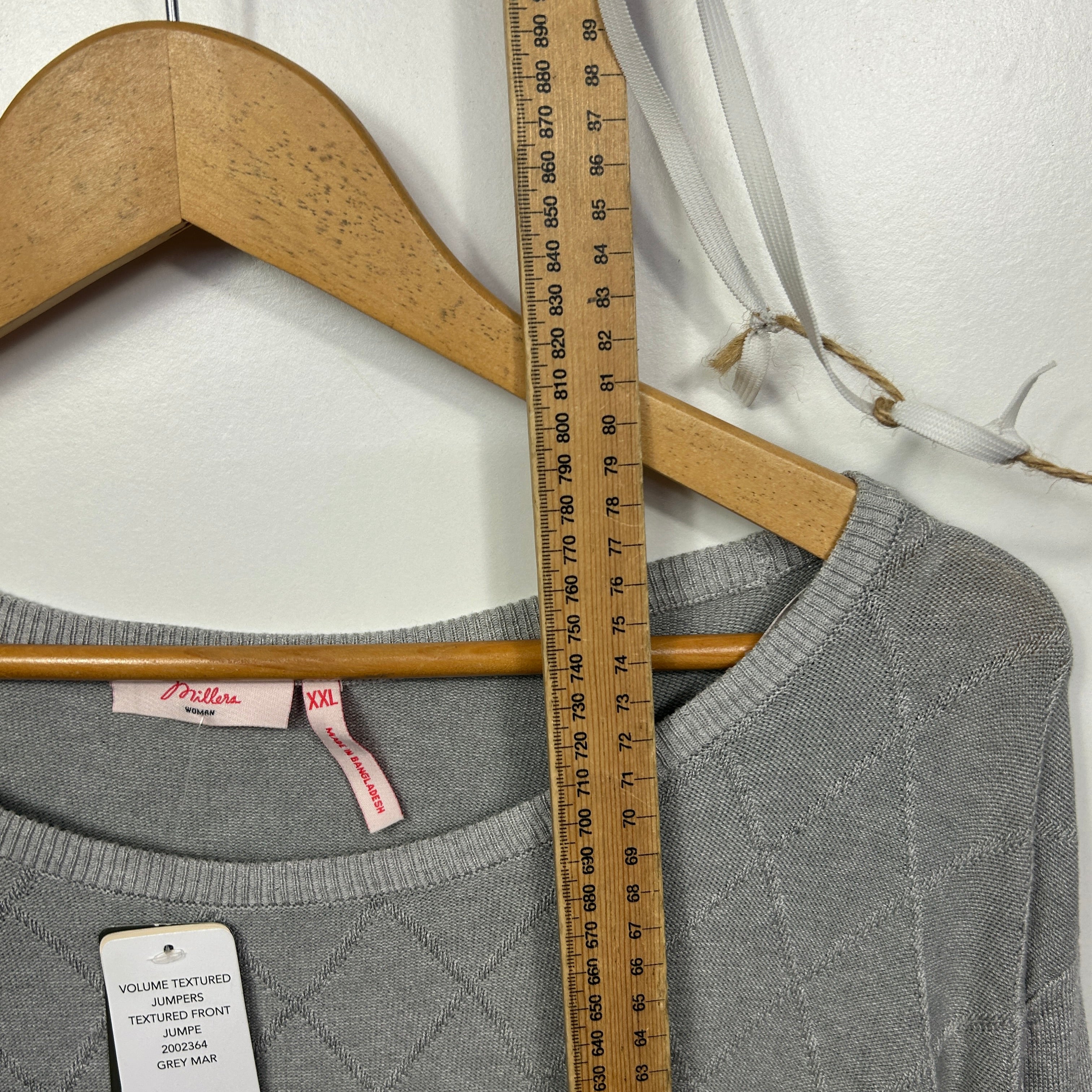 Millers Grey Jumper - Size XXL - Image 7