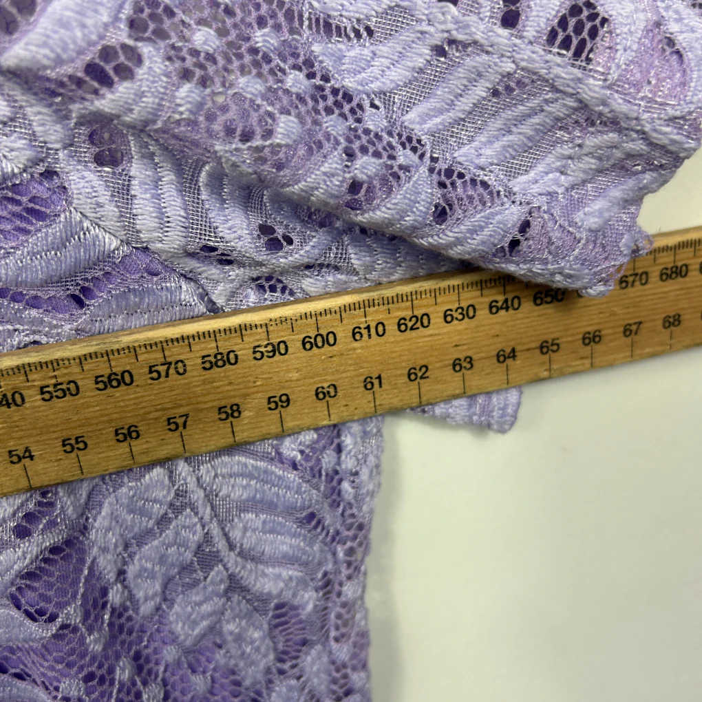 Millers Lilac Lace Overlay Short Sleeve Top - Size 22 - Image 5