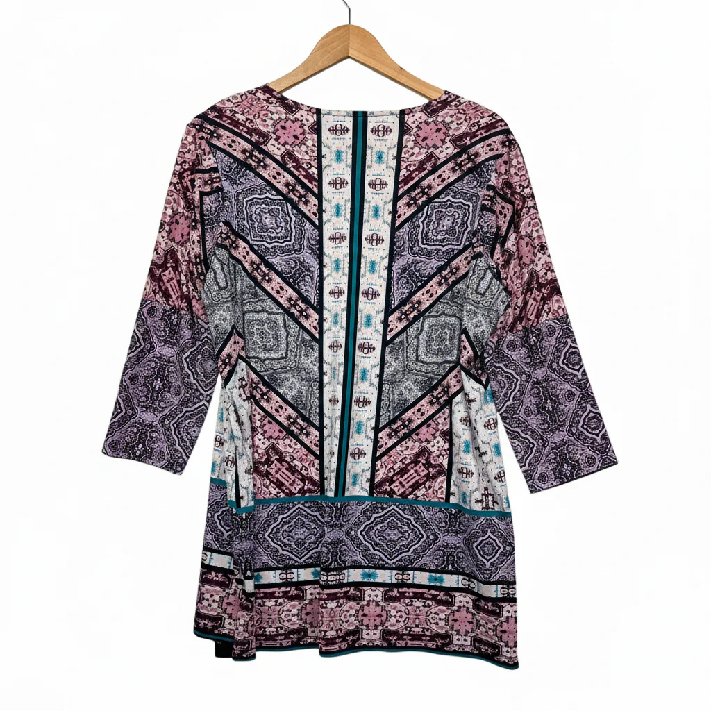 Millers Multicoloured Paisley Print Tunic - Size 16 - Image 2