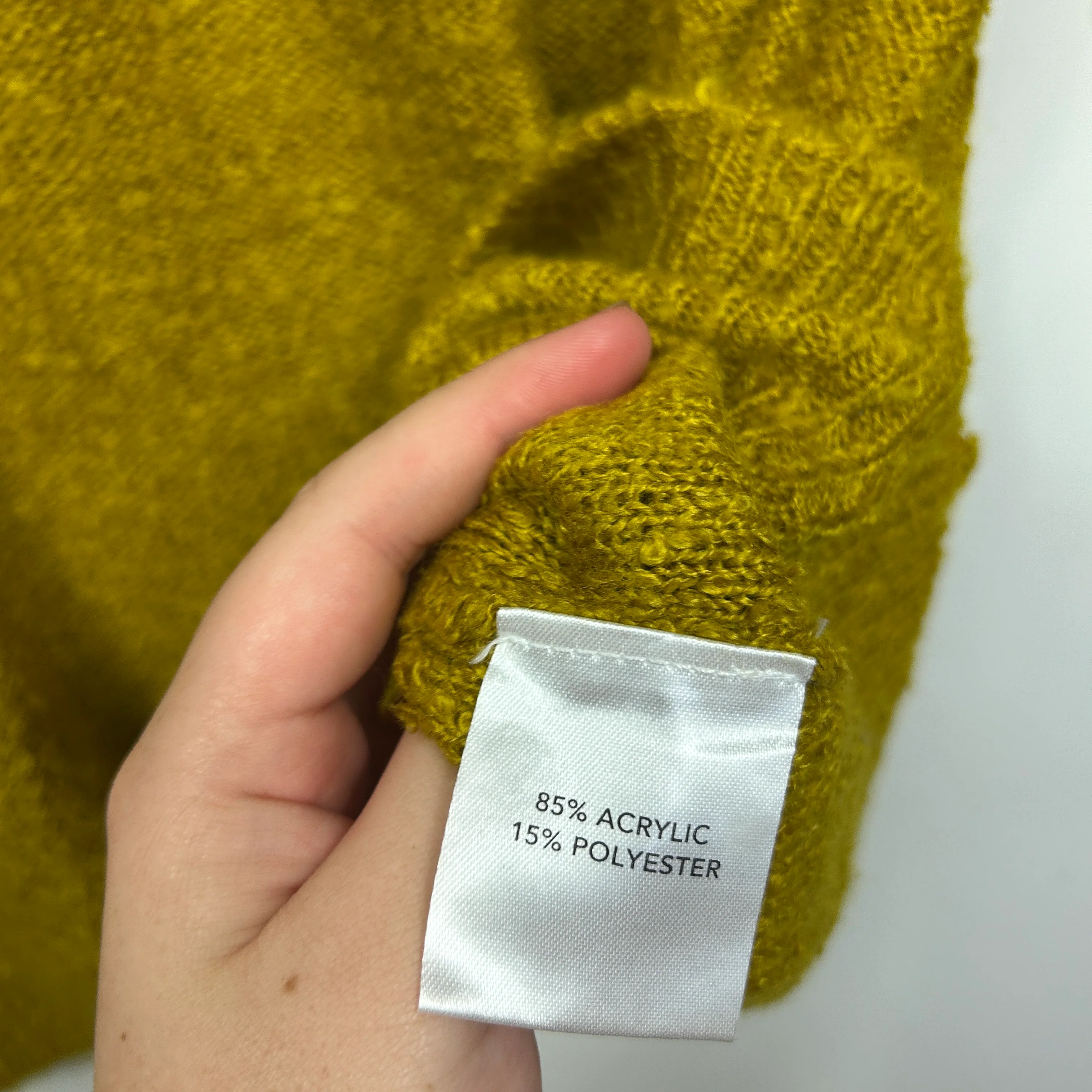 Millers Mustard Gold Knit Jumper - Size L - Image 3