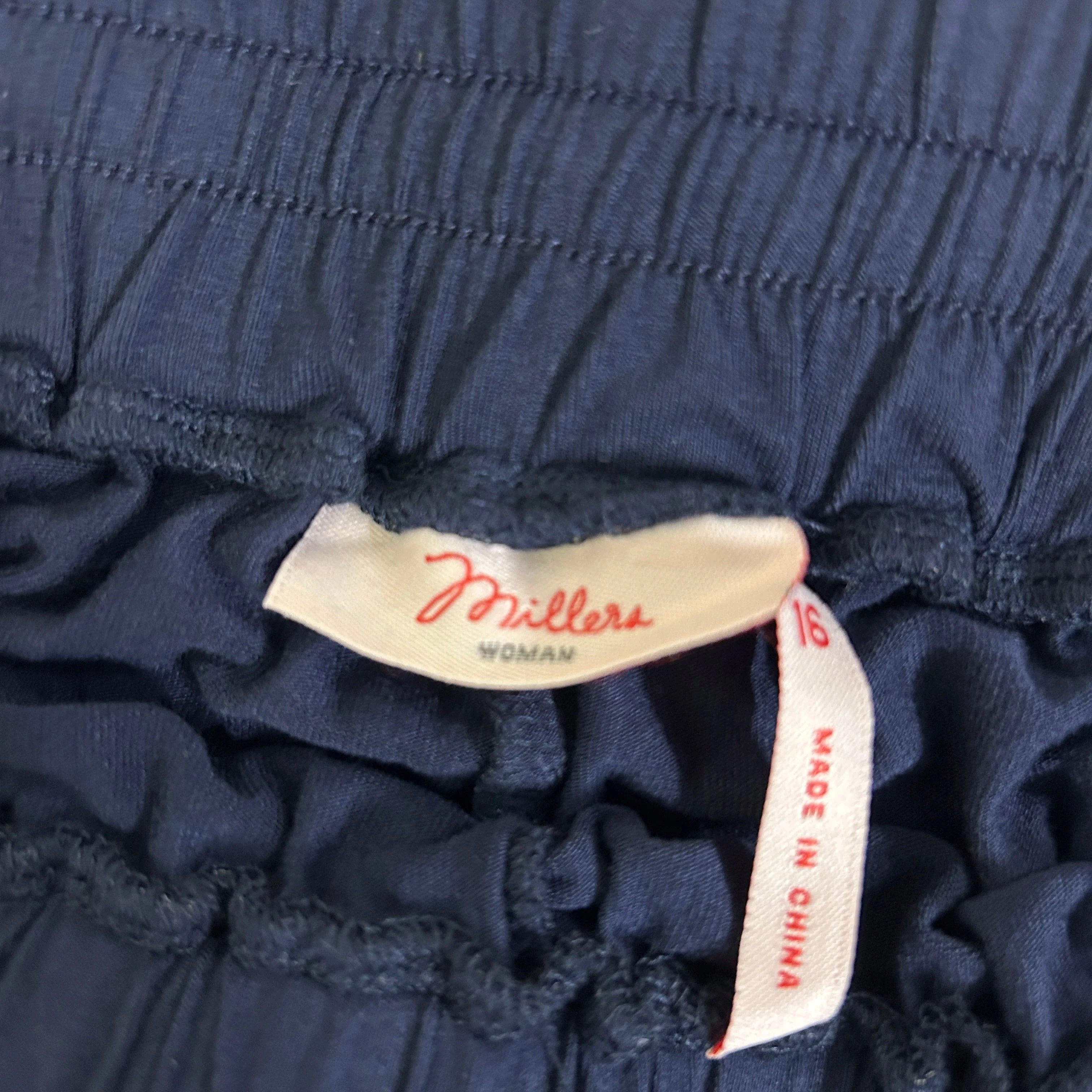 Millers Navy Blue Lounge Pants - Size 16 - Image 2