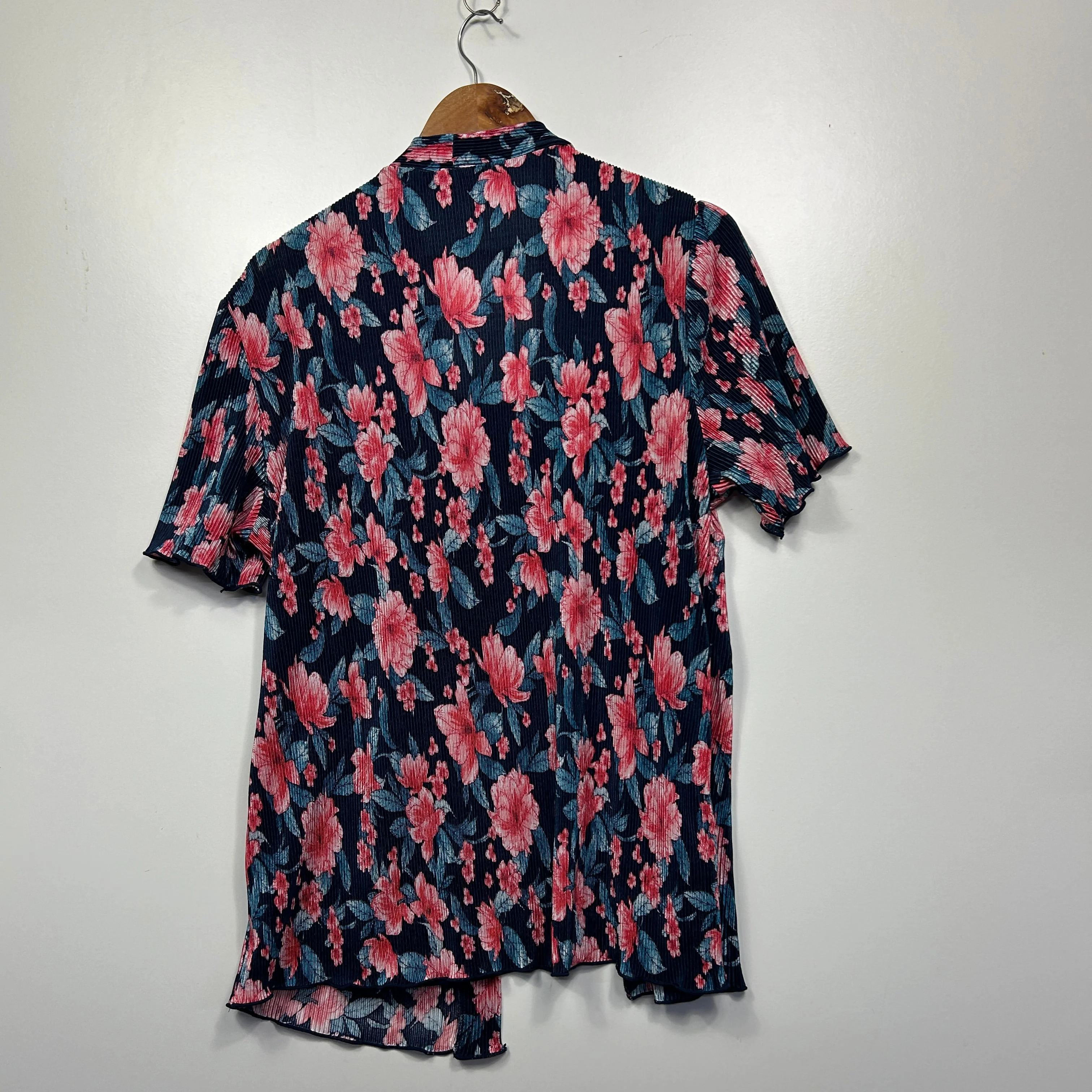 Millers Navy Floral Print Top - Size 18 - Image 2