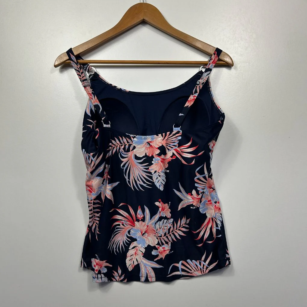 Millers Navy Floral Tankini - Size 16 - Image 3