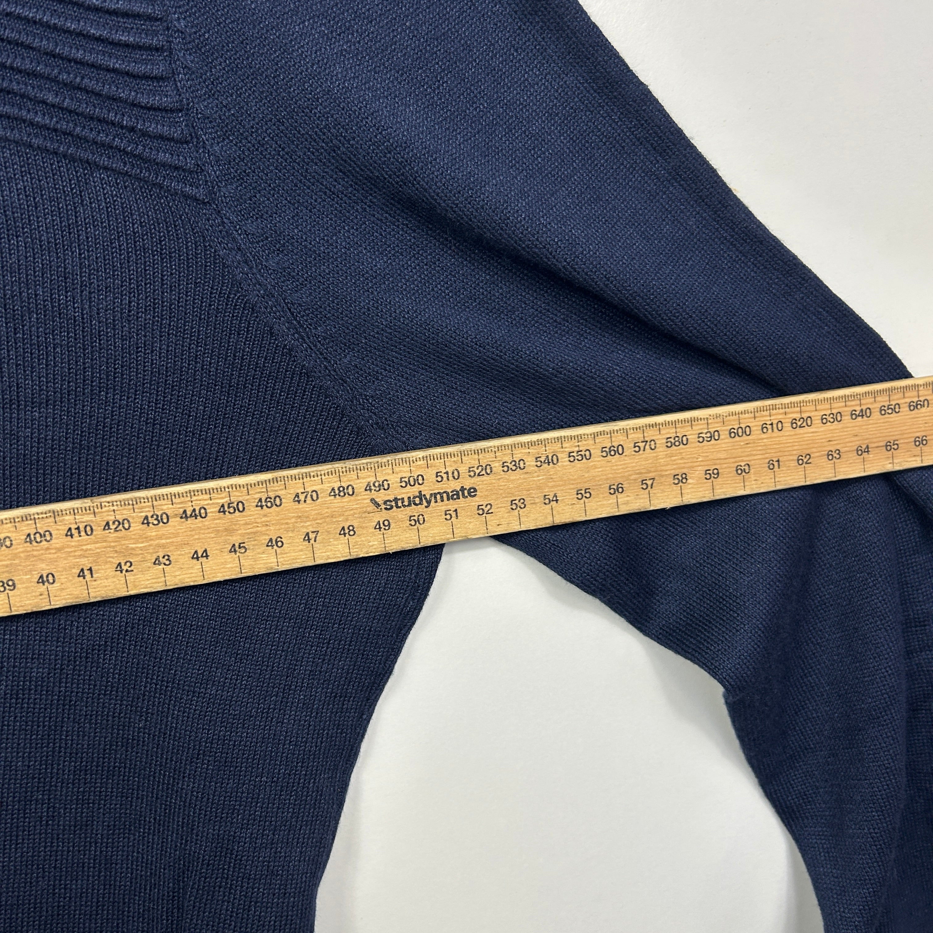 Millers Navy Knit Cowl Neck Long Sleeve Top Jumper - Size L - Image 5