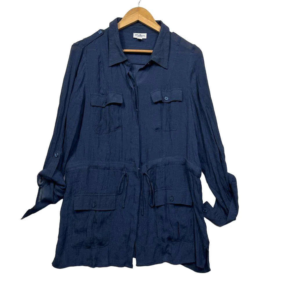 Millers Navy Shirt - Size 18