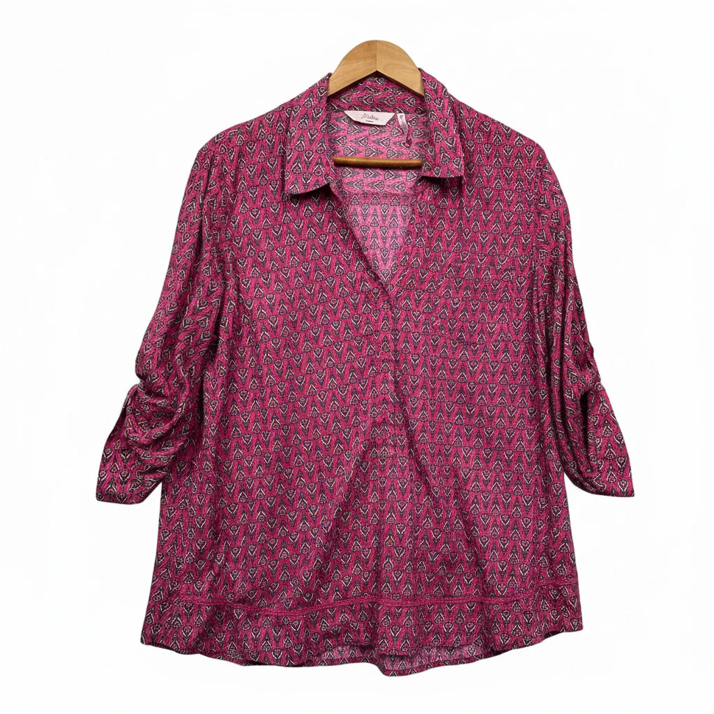Millers Pink Button Up Shirt - Size 16