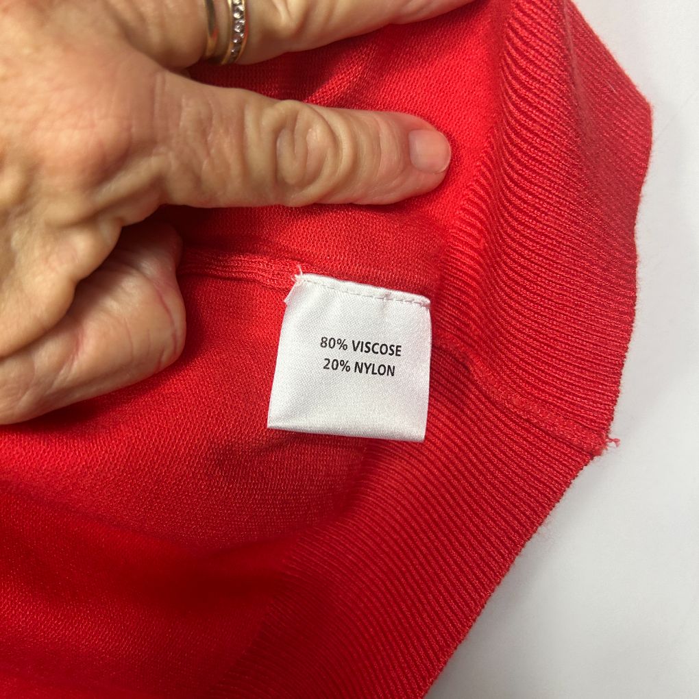 Millers Red Knit Top - Size L - Image 4