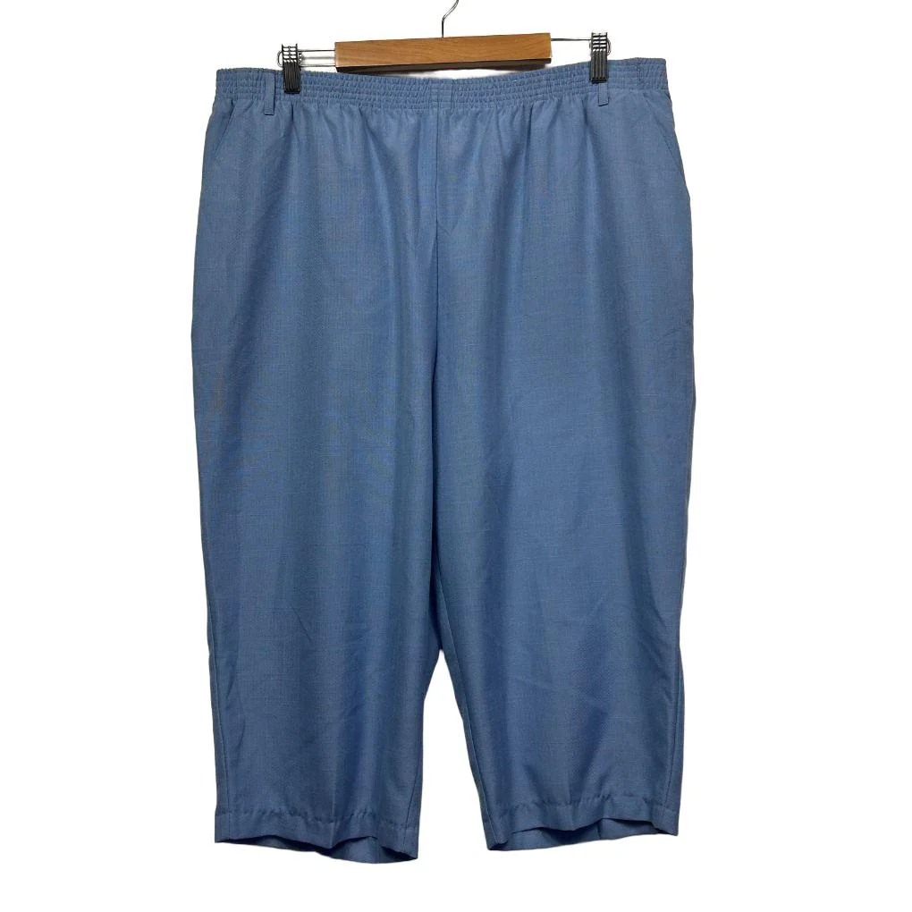 Millers Woman Blue 3/4 Pants Size 18