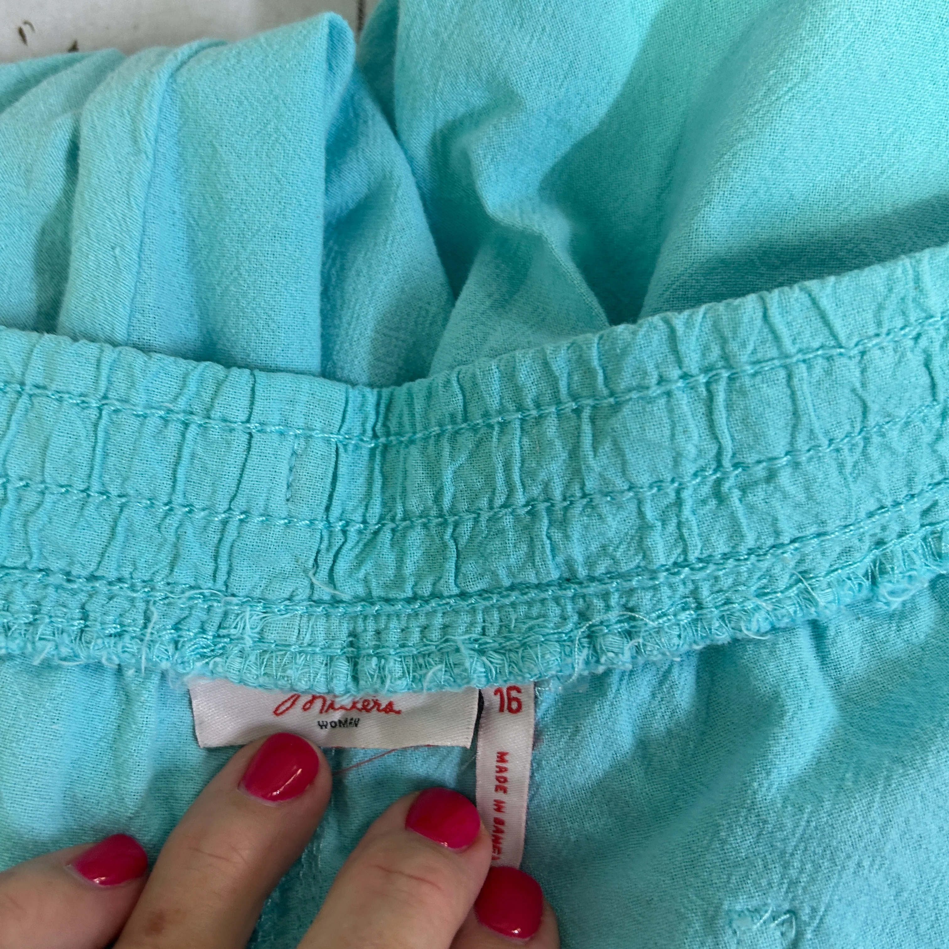 Millers Woman Aqua Cropped Pants - Size 16 - Image 4