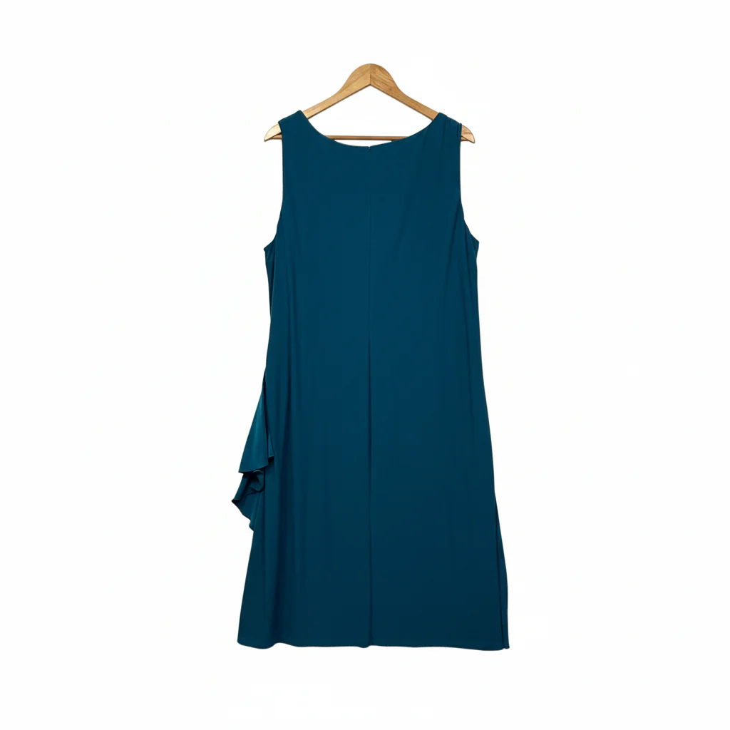 Mr K Evening Cocktail Teal Sleeveless Dress - Size 20