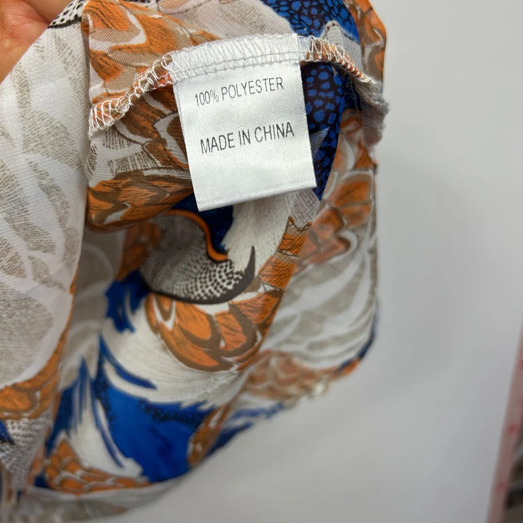 Multicoloured Floral Top - Size 18 - Image 3