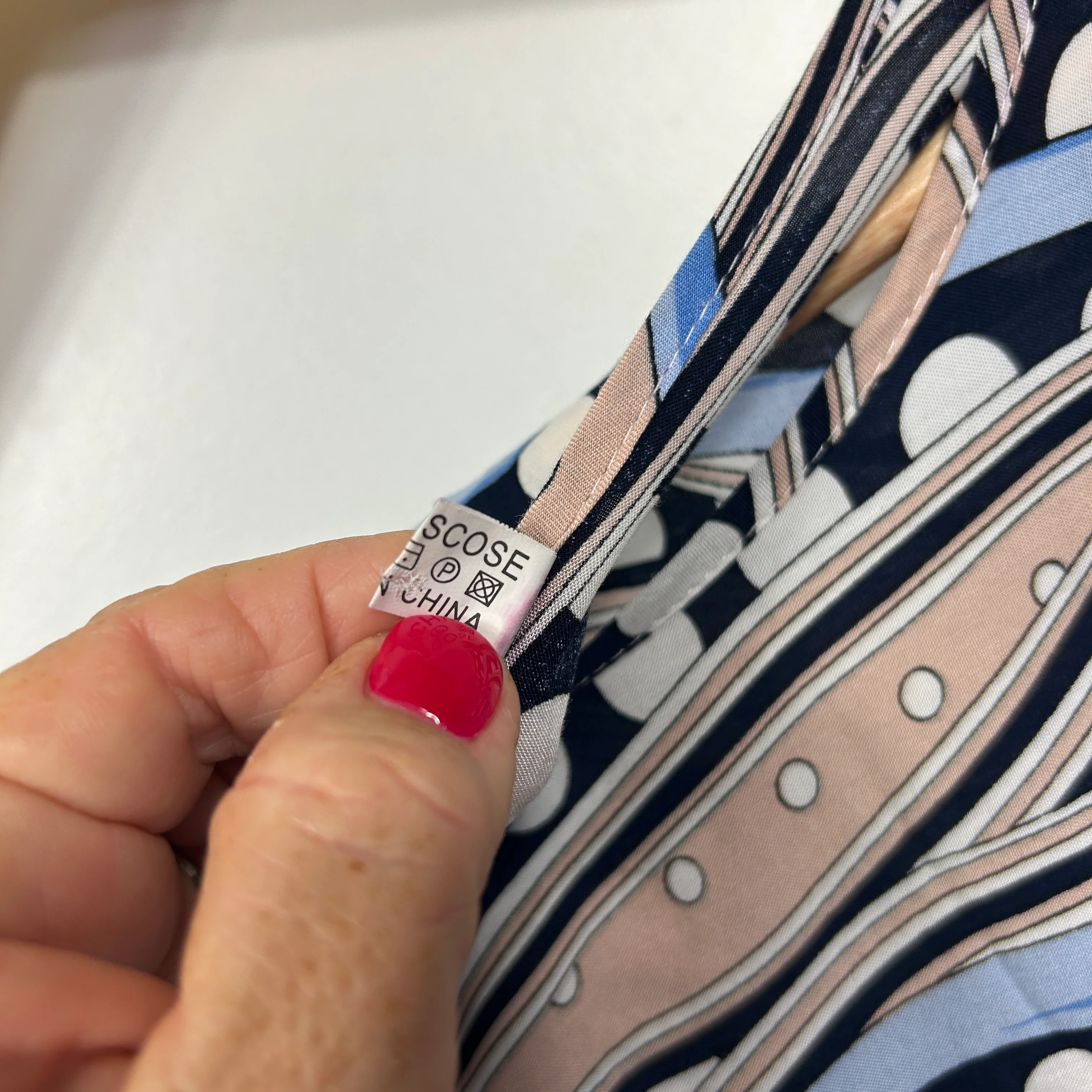 Multicoloured Printed Kaftan Dress - One Size - Image 3