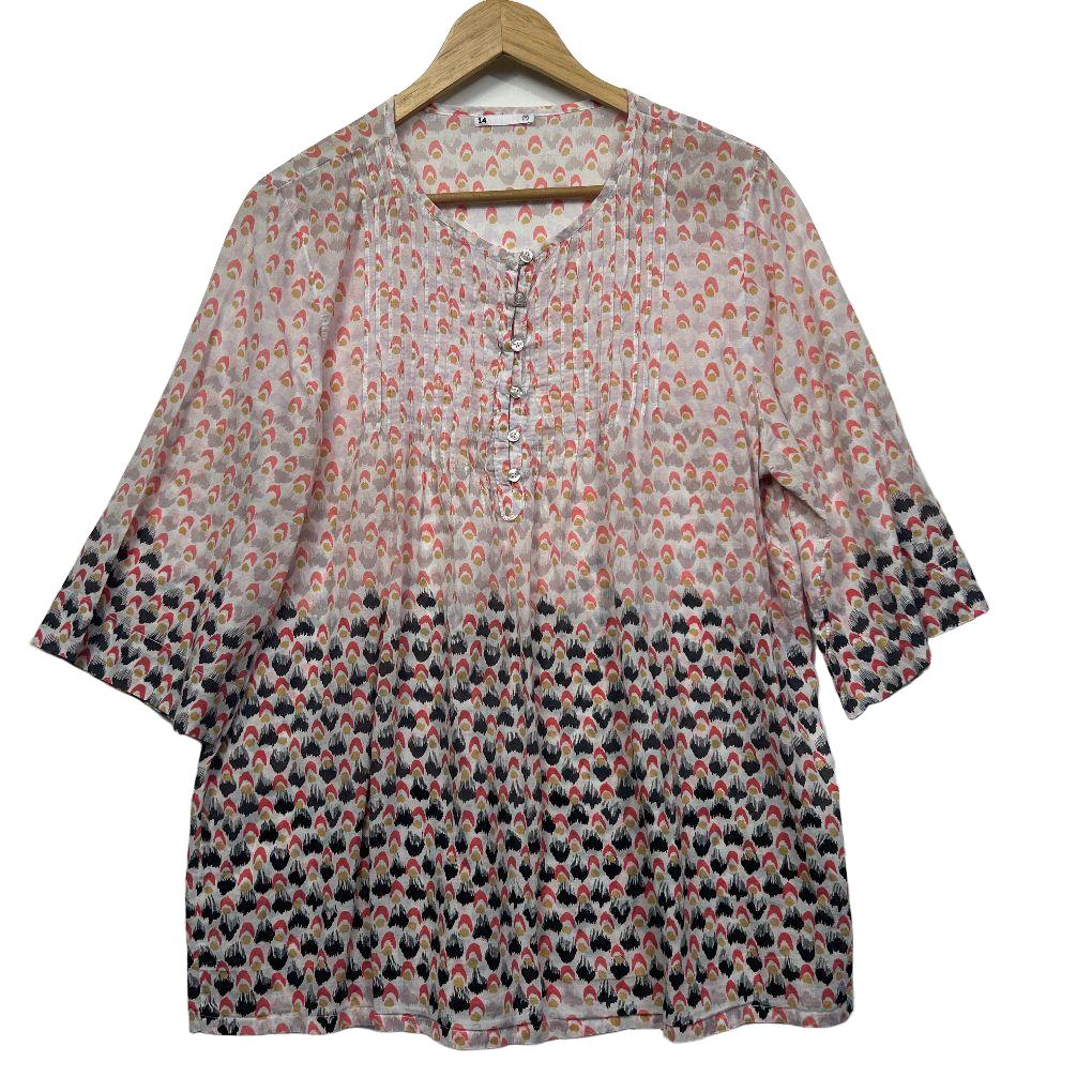 Target Multicoloured Top - Size 14