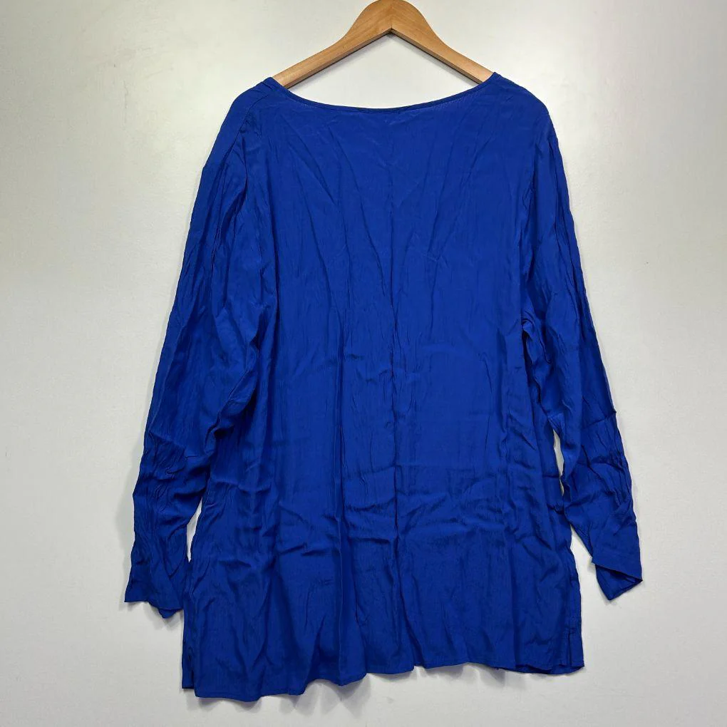 My Size Blue Long-Sleeve Top - Size 18/M - Image 5
