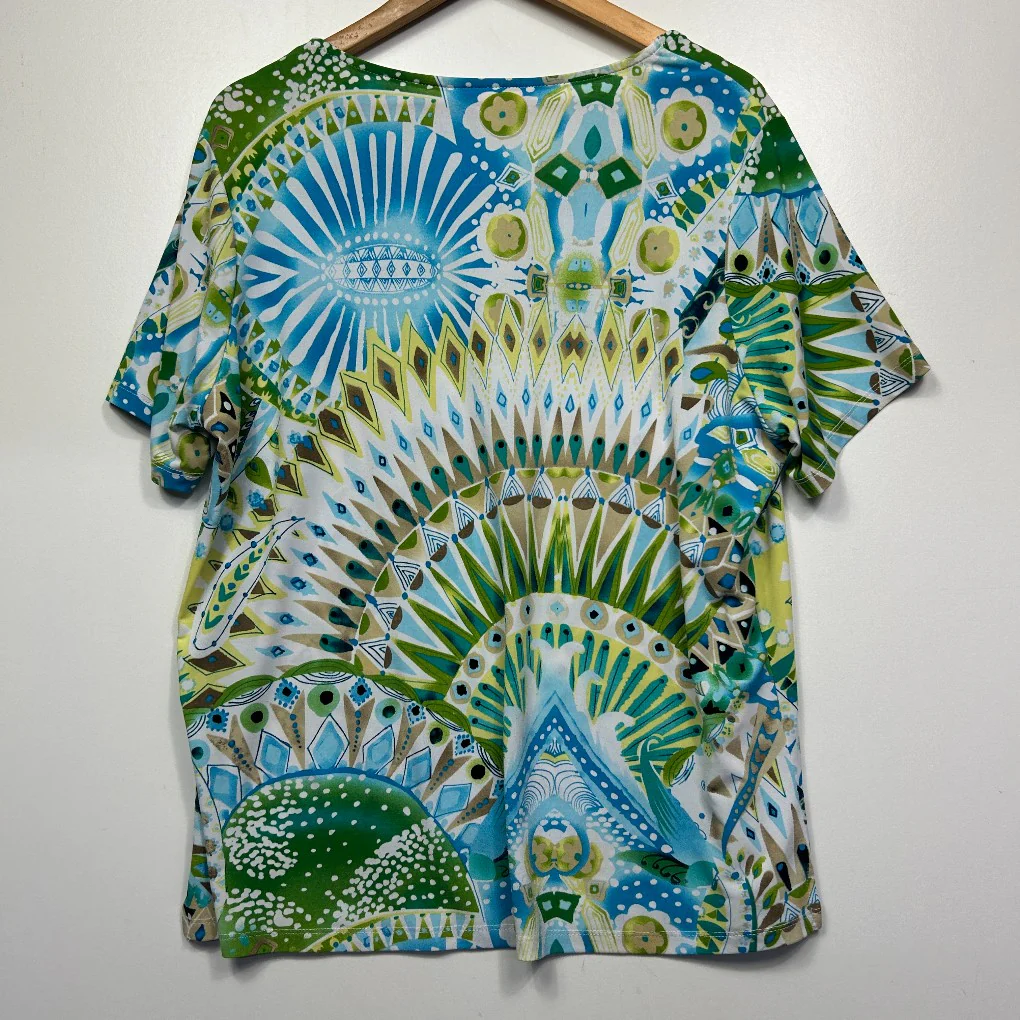 Noni B Geometric Print Top - Size 1XL - Image 2