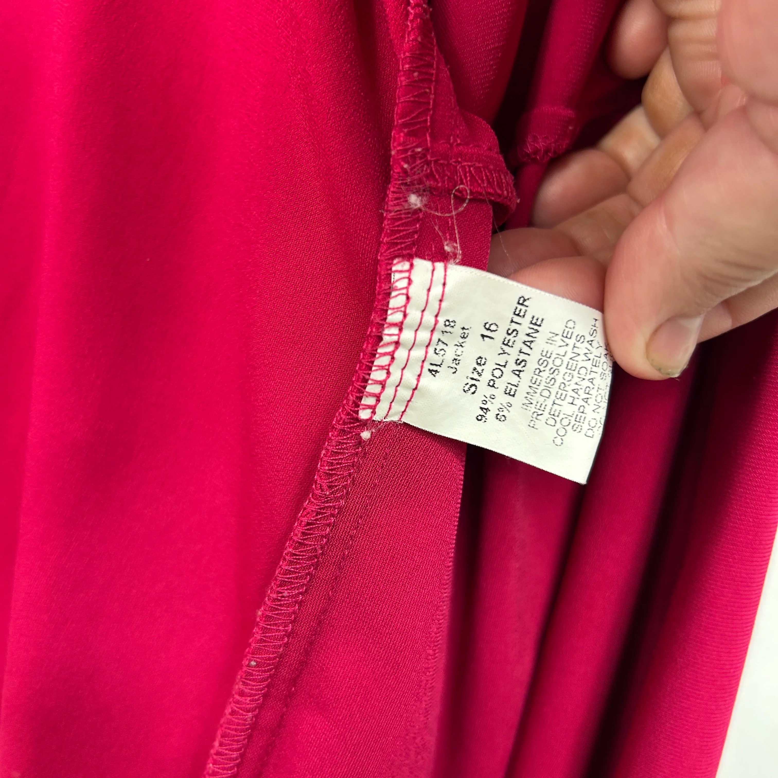 Noni B Pink Asymmetric Open Front Top - Size 16 - Image 3