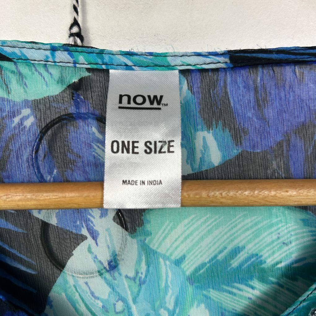 now Blue Teal Kaftan - One Size - Image 2