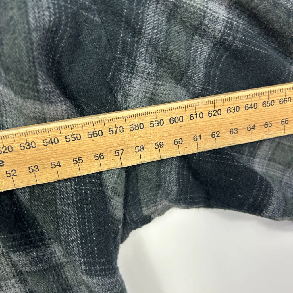 Outrak Check Long Sleeve Mens Flannel Shirt - Size 3XL - Image 4